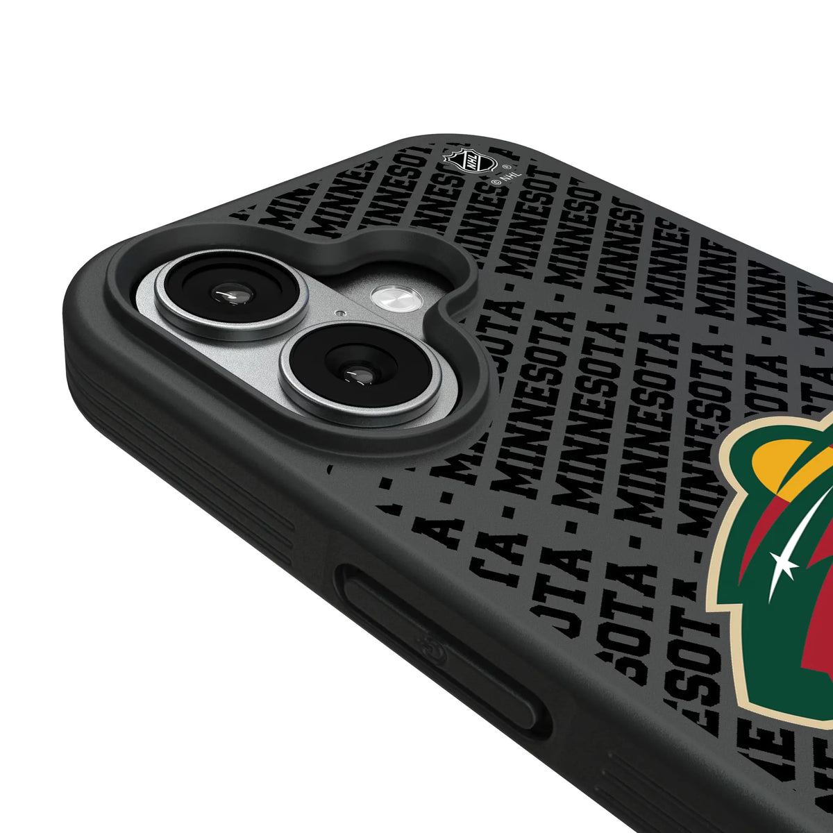 Minnesota Wild Personalized EndZone Plus iPhone Bump Phone Case for Apple iPhone - Detail#Device_iPhone 17