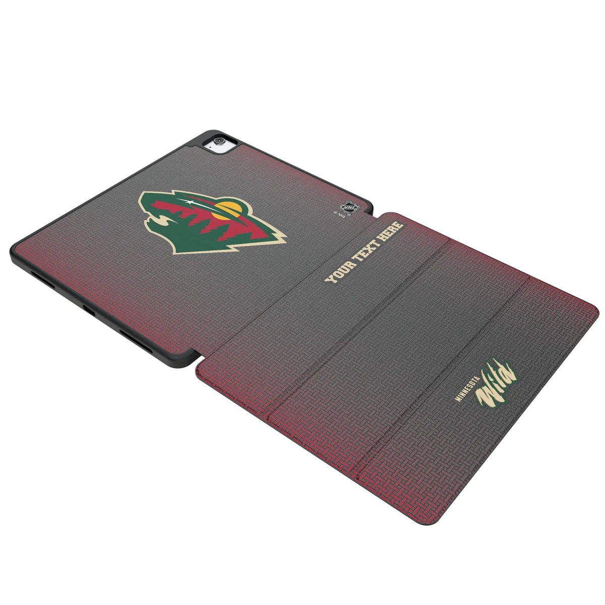Minnesota Wild Personalized Linen iPad Tablet Case for Apple iPad
