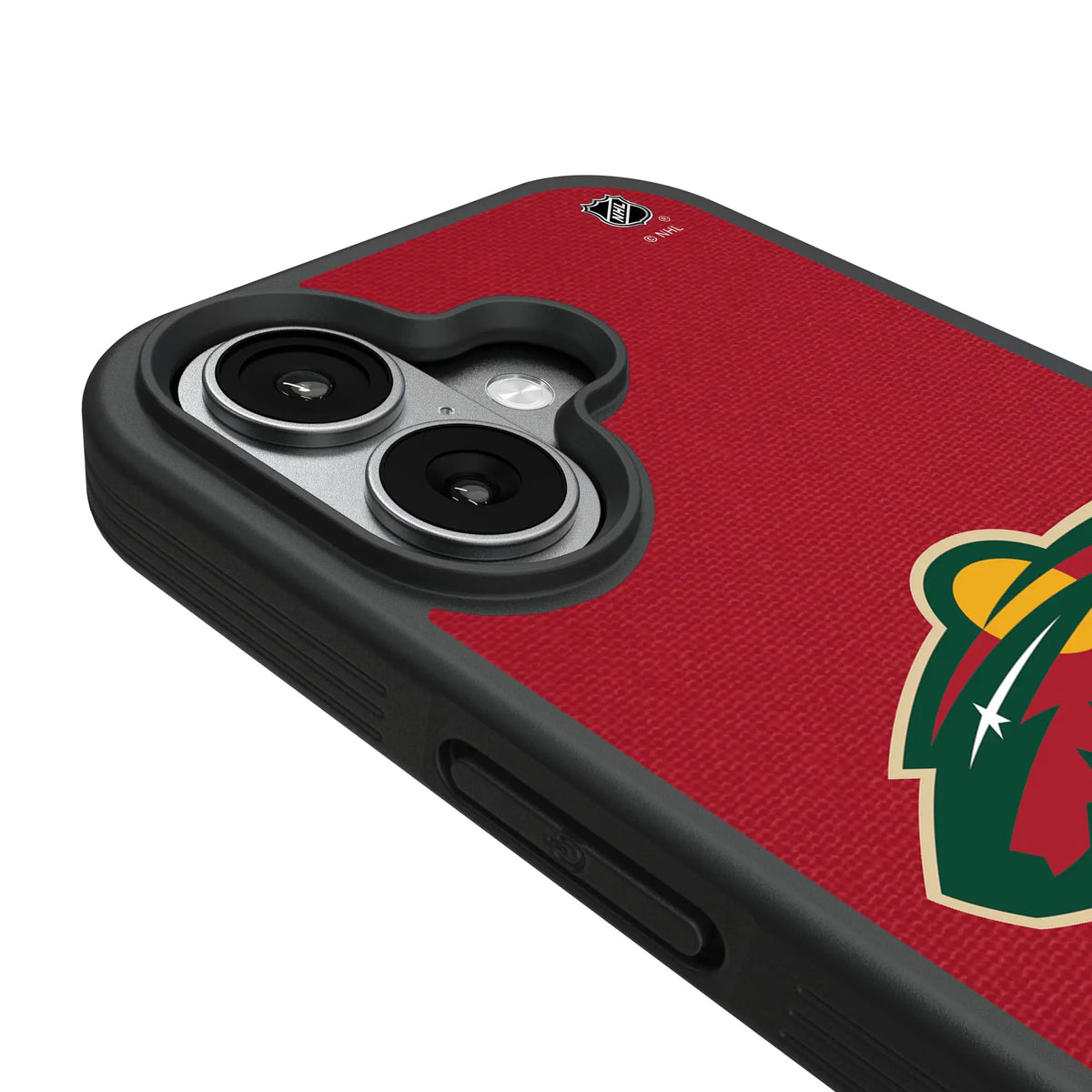 Minnesota Wild Personalized Stripe iPhone Bump Phone Case for Apple iPhone - Detail#Device_iPhone 17