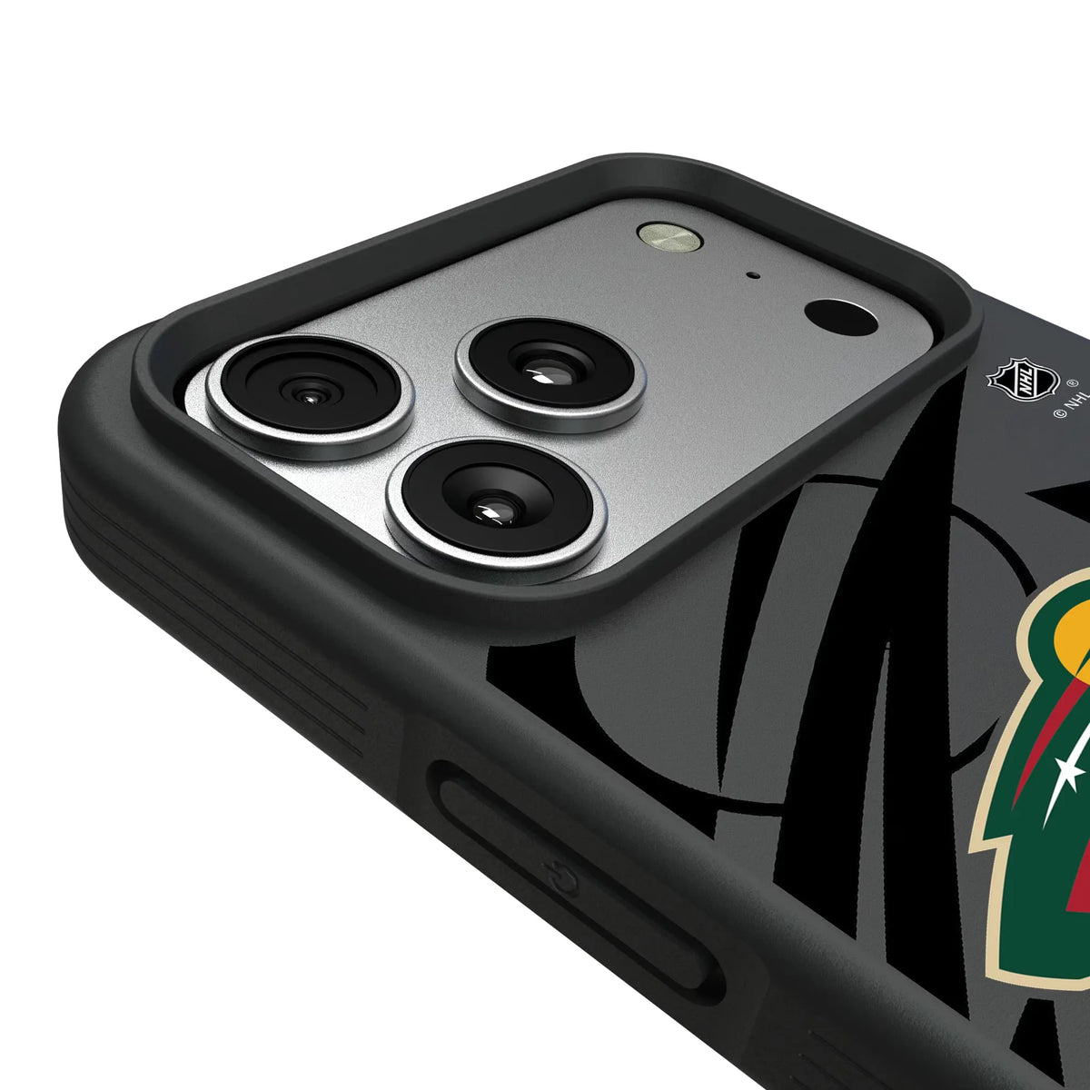 Minnesota Wild Personalized Tilt iPhone Bump Phone Case for Apple iPhone - Detail#Device_iPhone 17 Pro Max