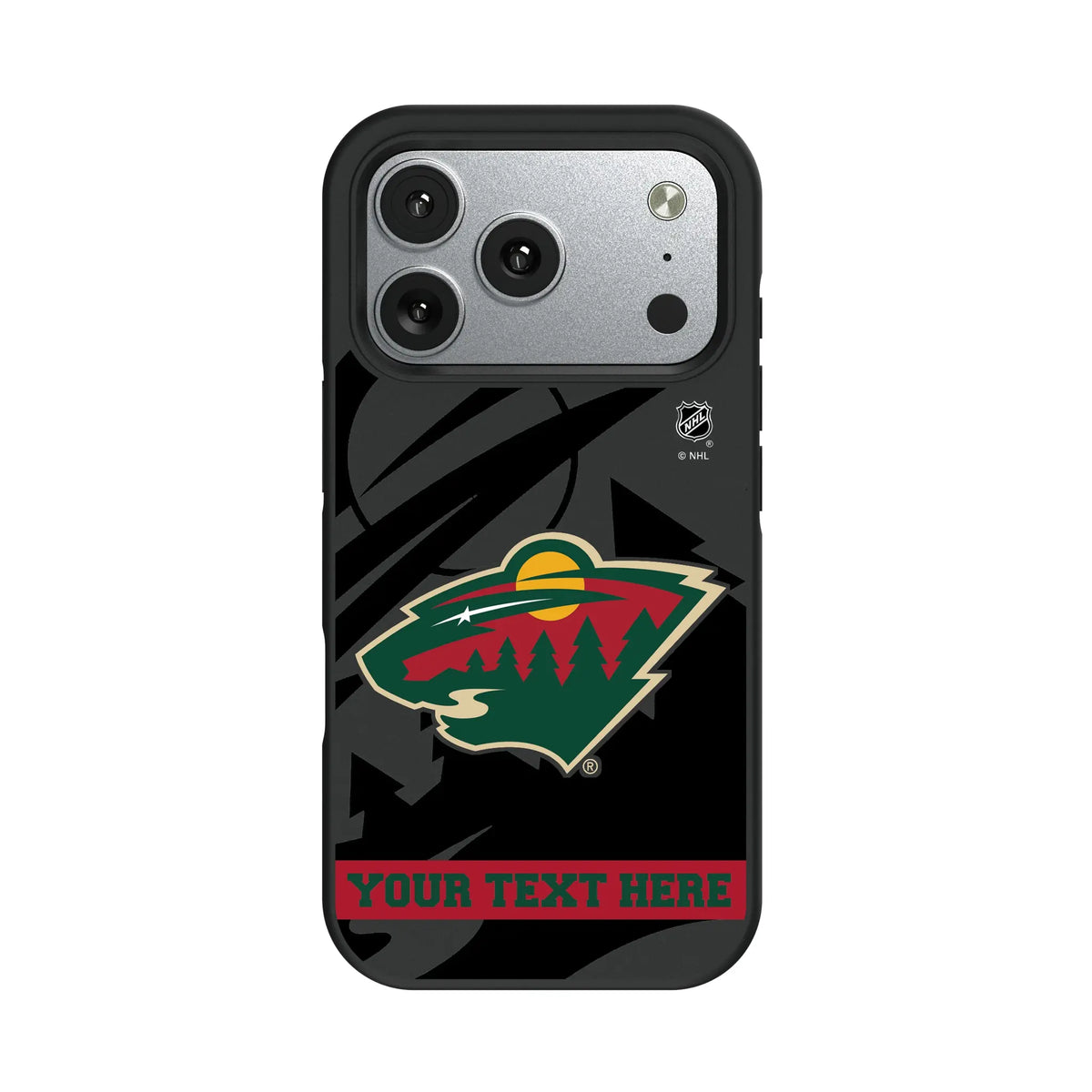 Minnesota Wild Personalized Tilt iPhone Bump Phone Case for Apple iPhone#Device_iPhone 17 Pro