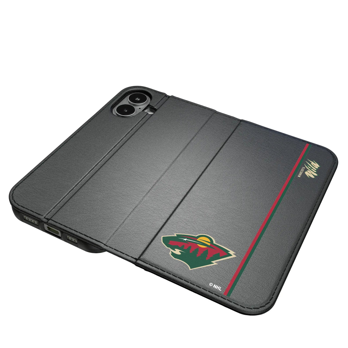 Minnesota Wild Sidebar iPhone Folio Phone Case for Apple iPhone#Device_iPhone 17