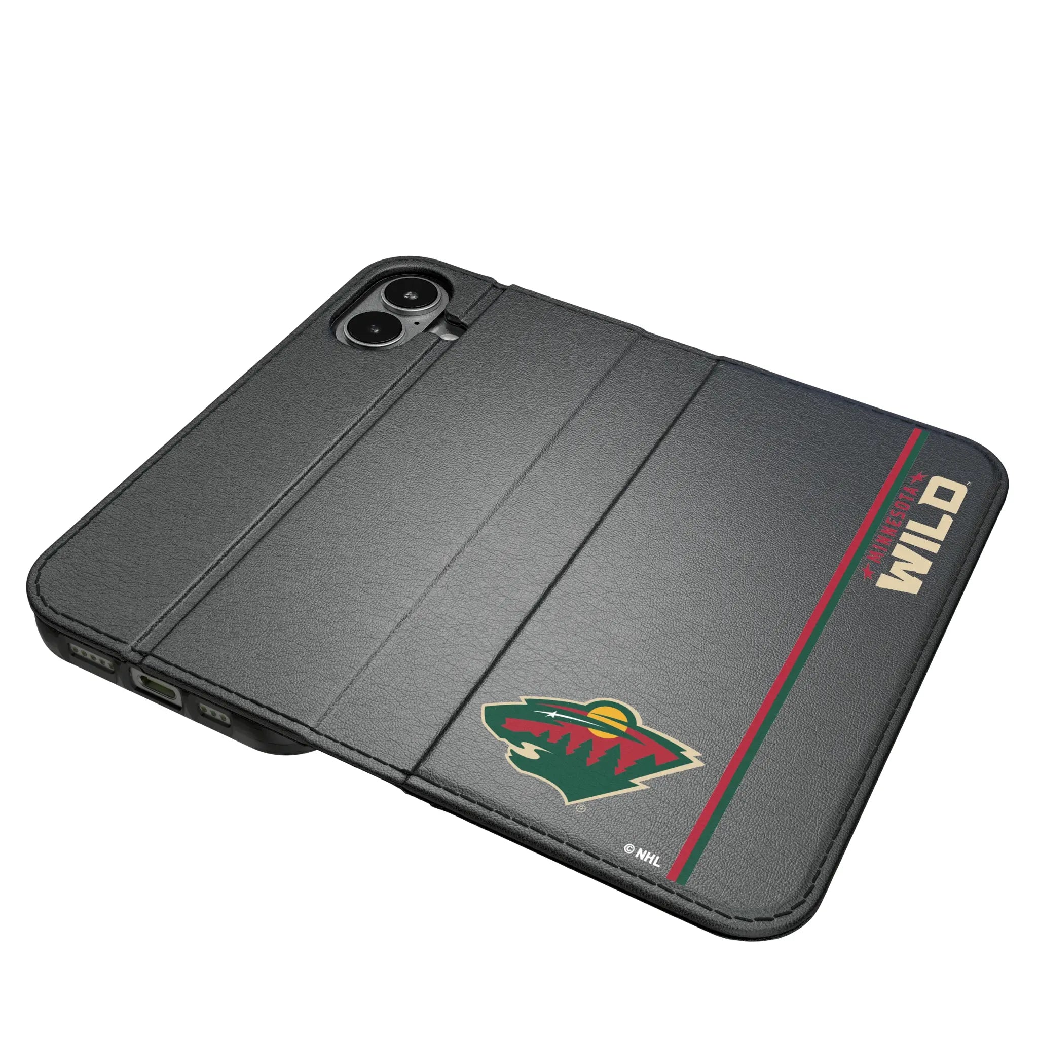 Minnesota Wild Sidebar iPhone Folio Phone Case for Apple iPhone#Device_iPhone 17