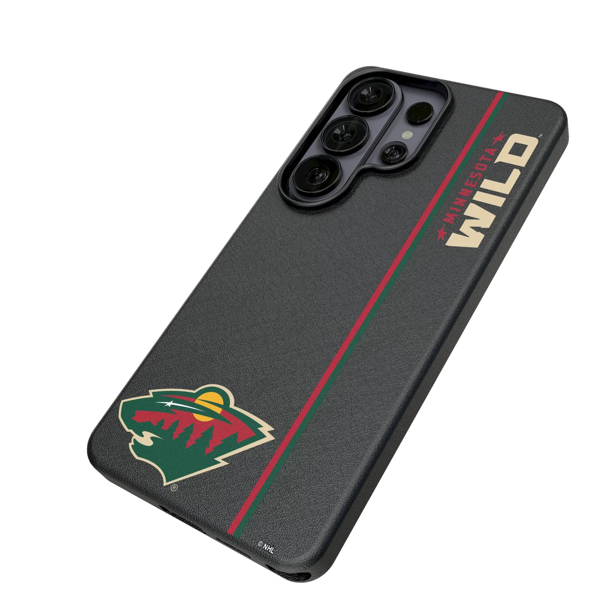 Minnesota Wild Sidebar Galaxy MagSafe Compatible Phone Case for Samsung Galaxy - Isometric View#Device_Galaxy S26 Ultra