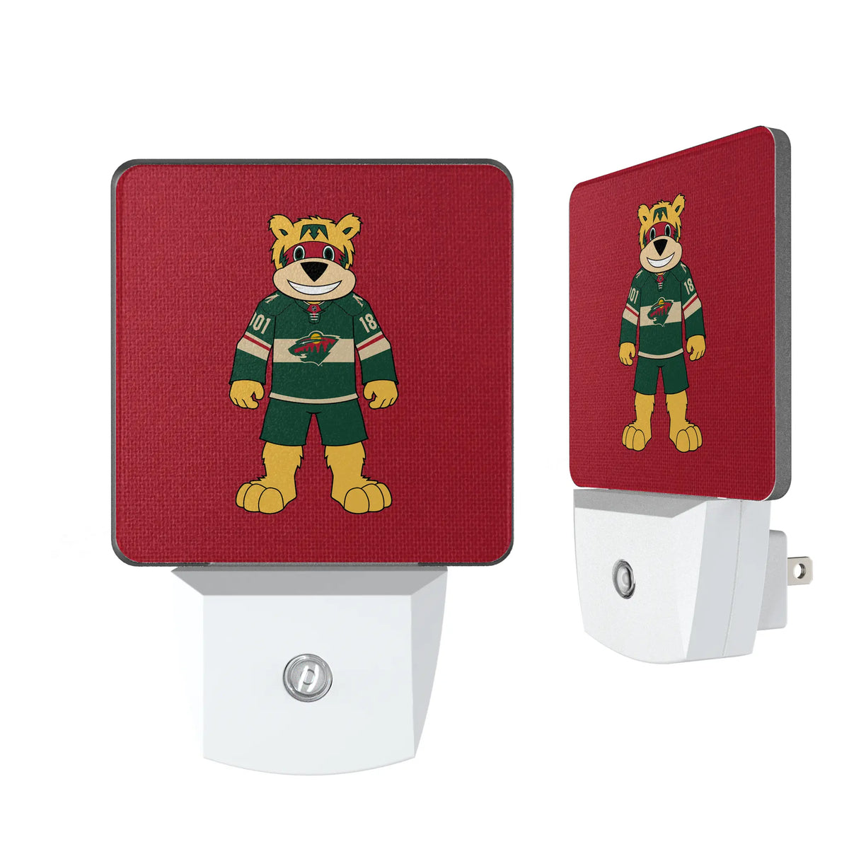 Minnesota Wild Solid Night Light 2-Pack