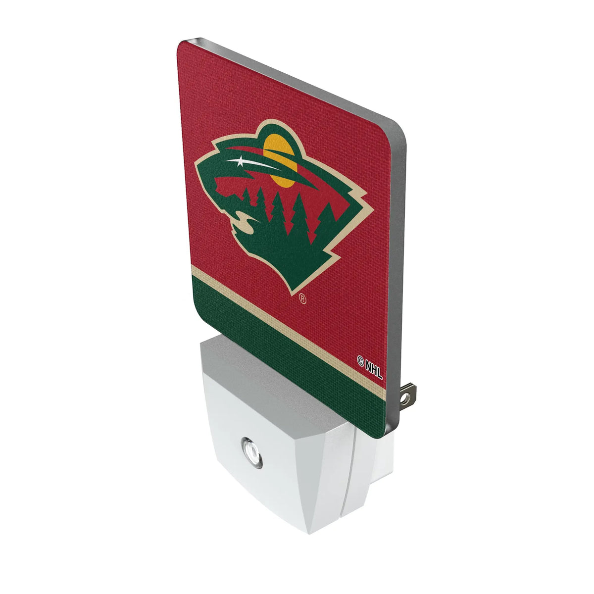 Minnesota Wild Stripe Night Light 2-Pack - Isometric View
