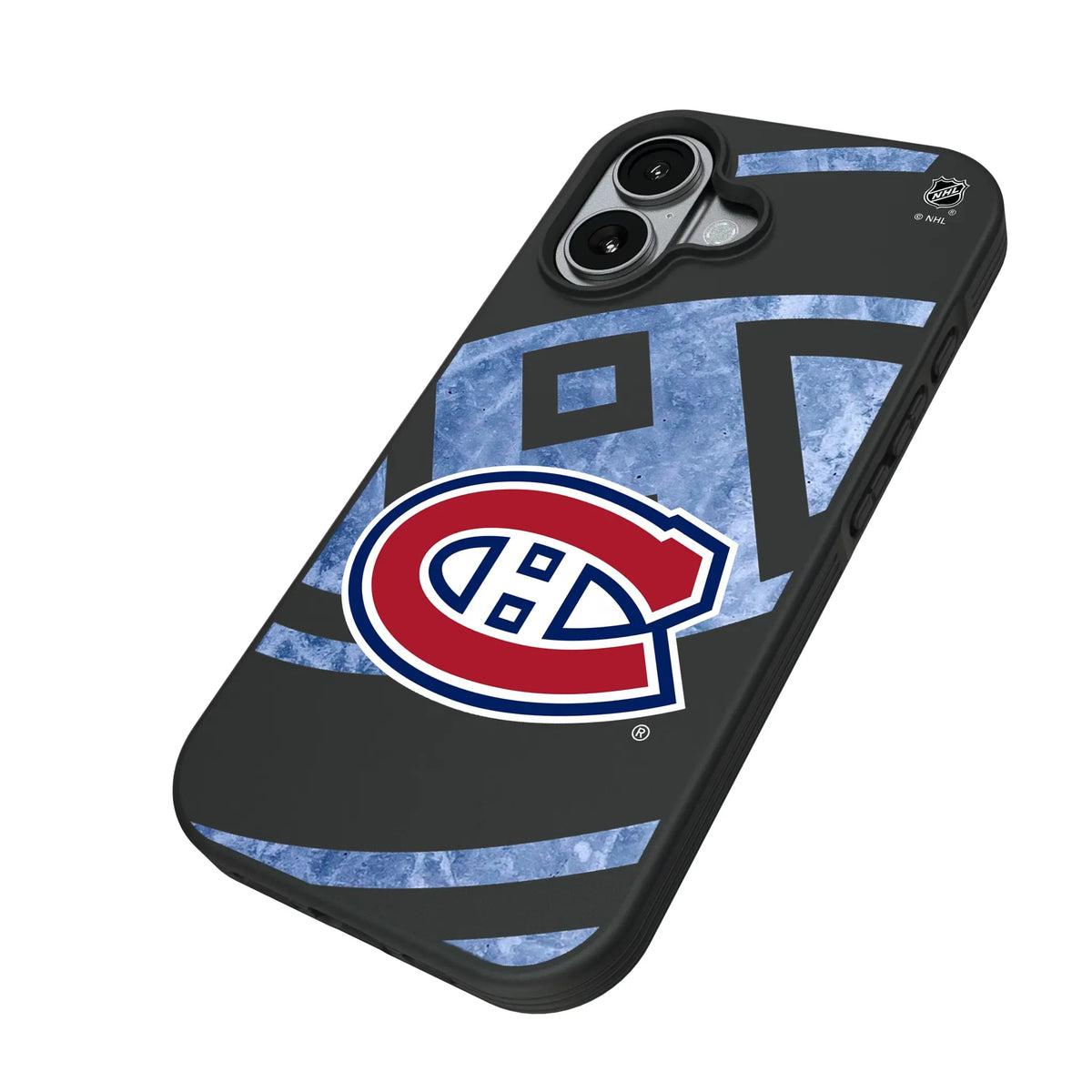 Montreal Canadiens Ice Tilt iPhone Bump Phone Case for Apple iPhone - Isometric View#Device_iPhone 17