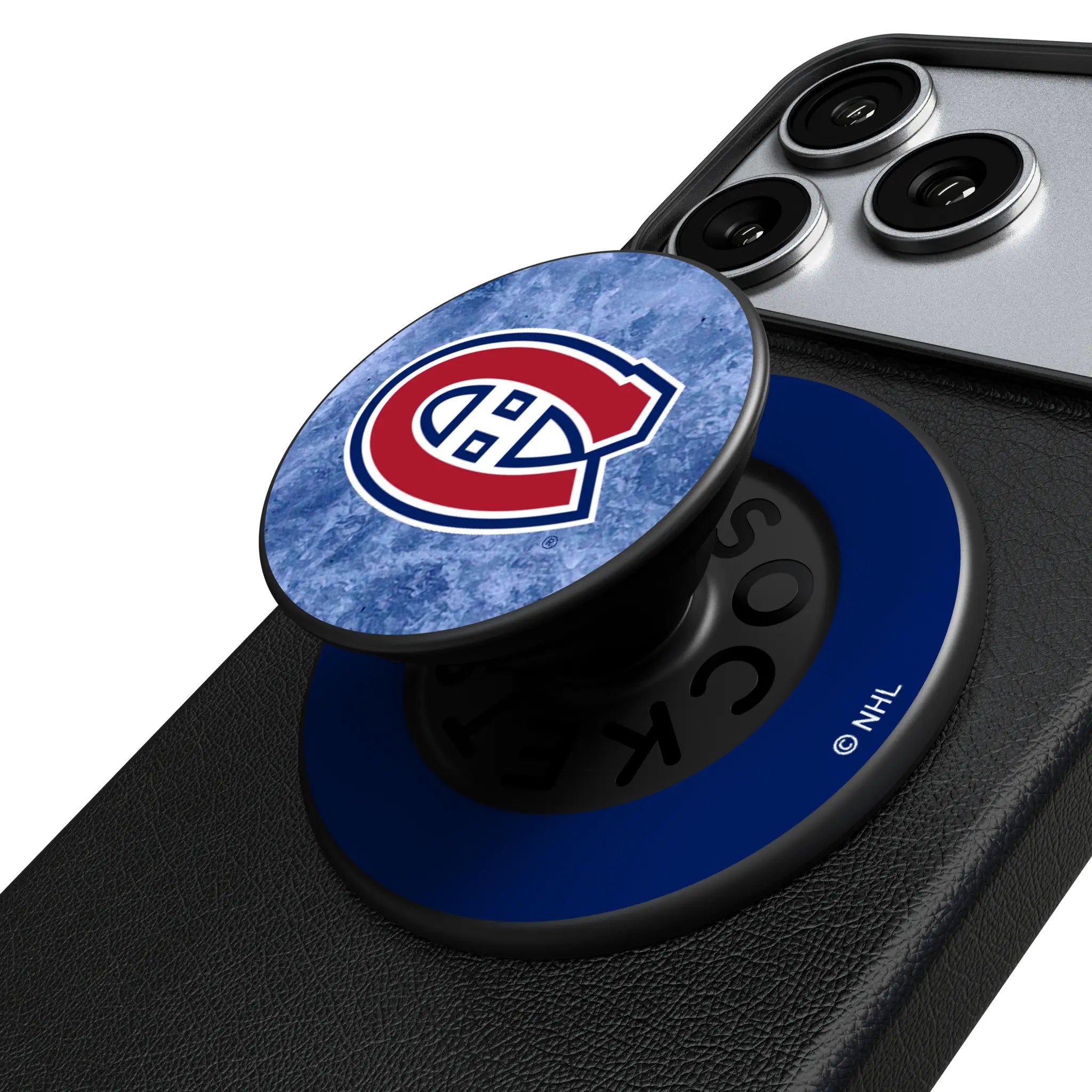 Montreal Canadiens Ice Wordmark Popsockets Round Magnetic