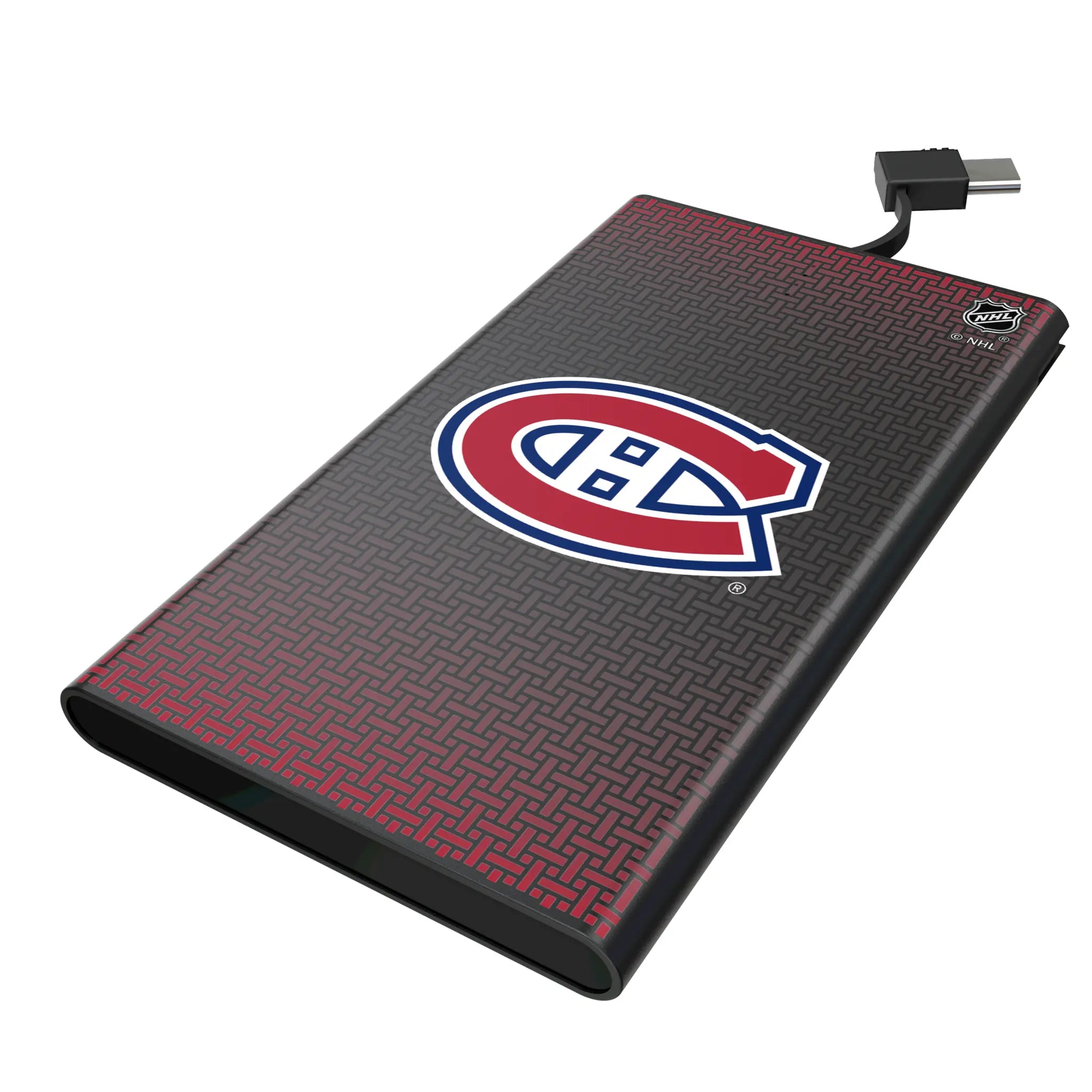Montreal Canadiens Linen 5000mAh Flat Power Bank