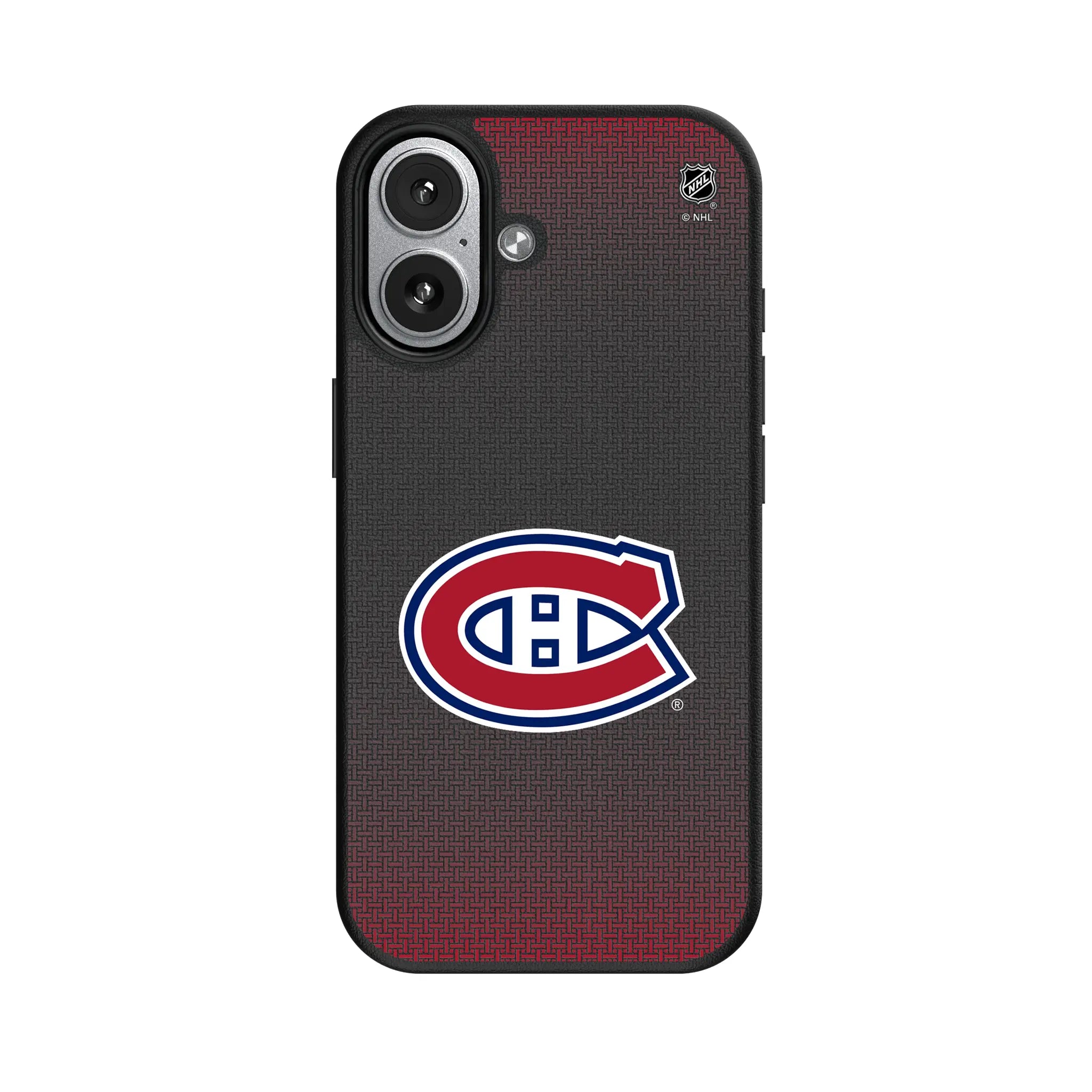 Montreal Canadiens Linen iPhone MagSafe Compatible Phone Case for Apple iPhone#Device_iPhone 17