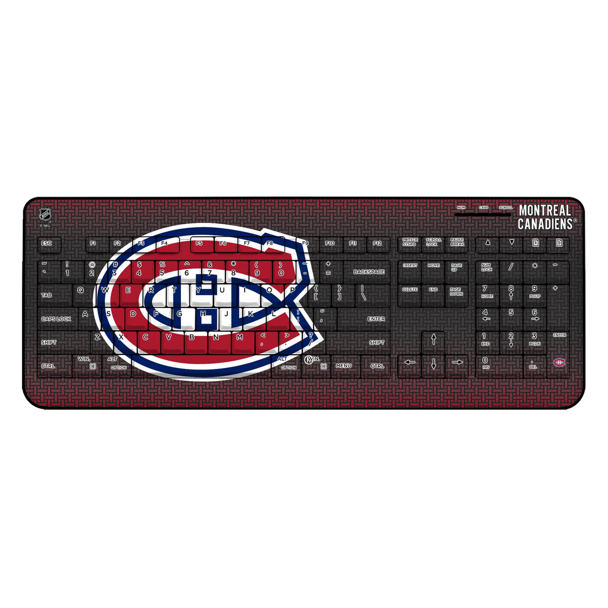 Montreal Canadiens Linen Wireless USB Keyboard