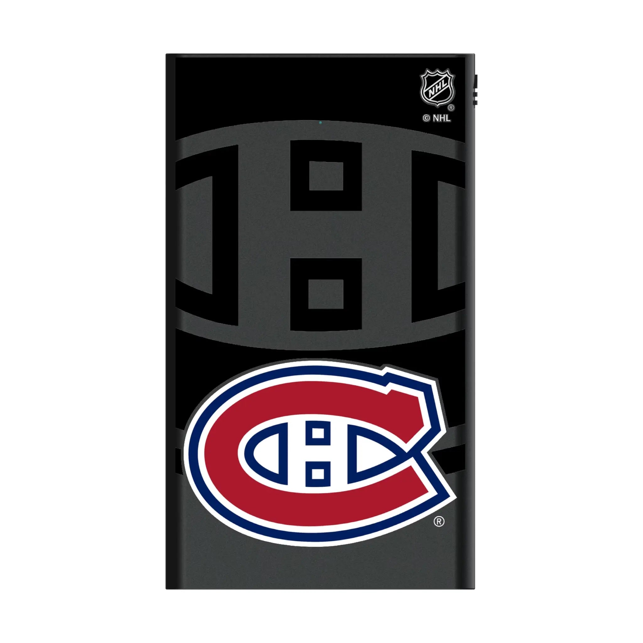 Montreal Canadiens Monocolor Tilt 5000mAh Flat Power Bank