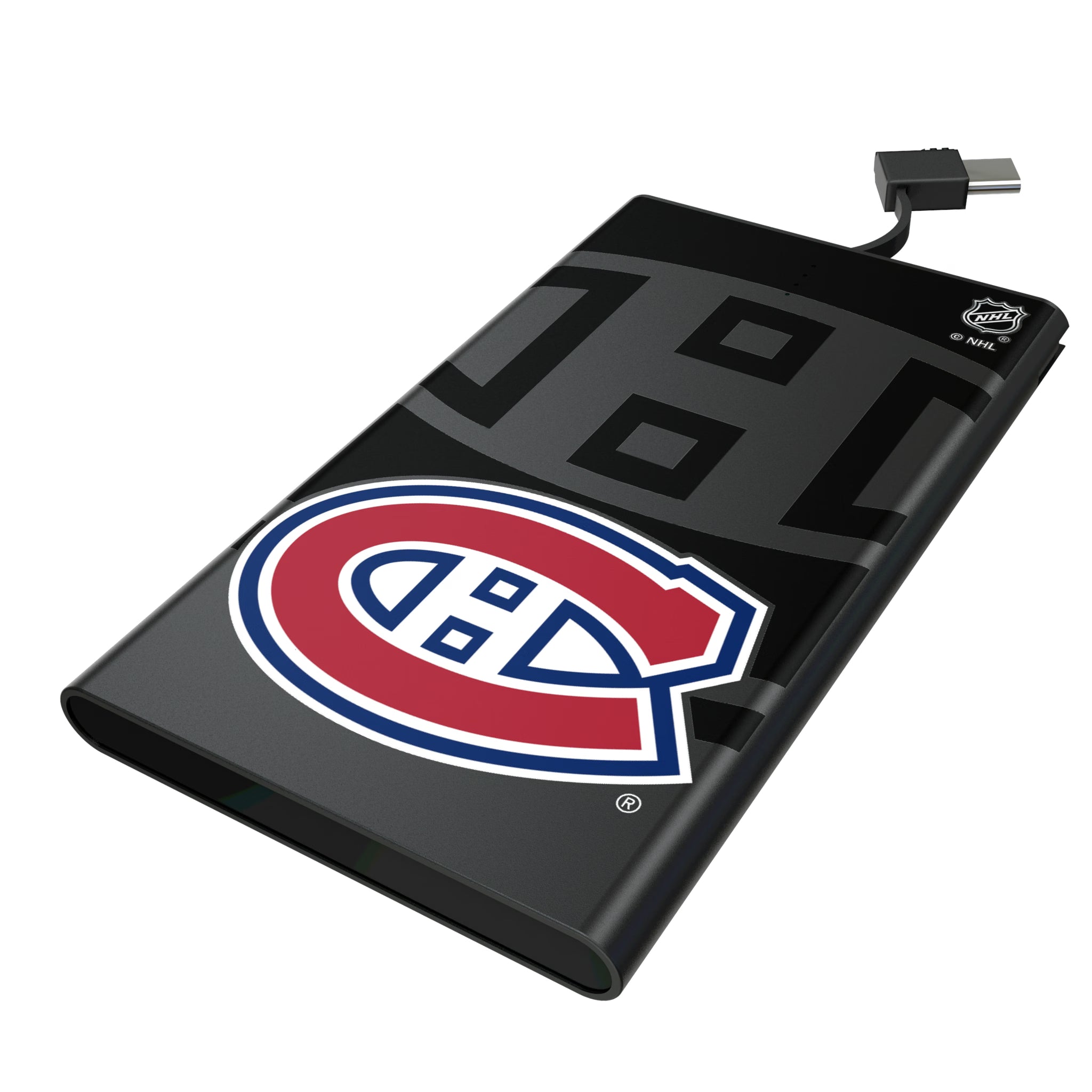 Montreal Canadiens Monocolor Tilt 5000mAh Flat Powerbank