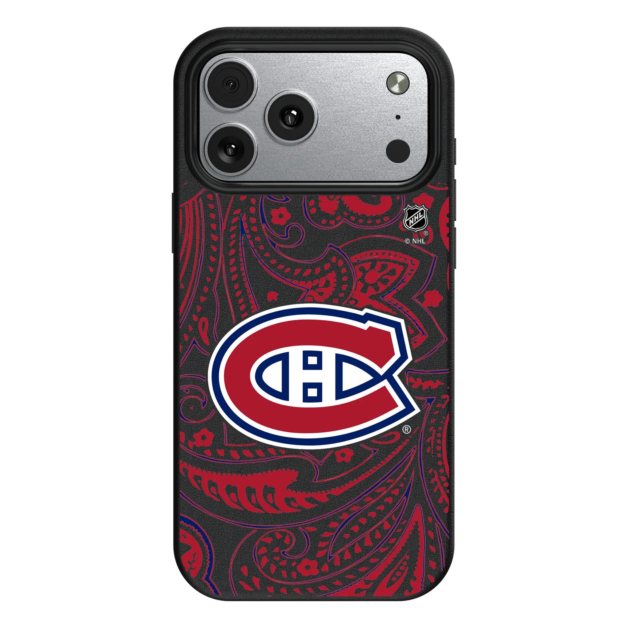 Montreal Canadiens Paisley iPhone MagSafe Compatible Phone Case for Apple iPhone#Device_iPhone 17 Pro Max