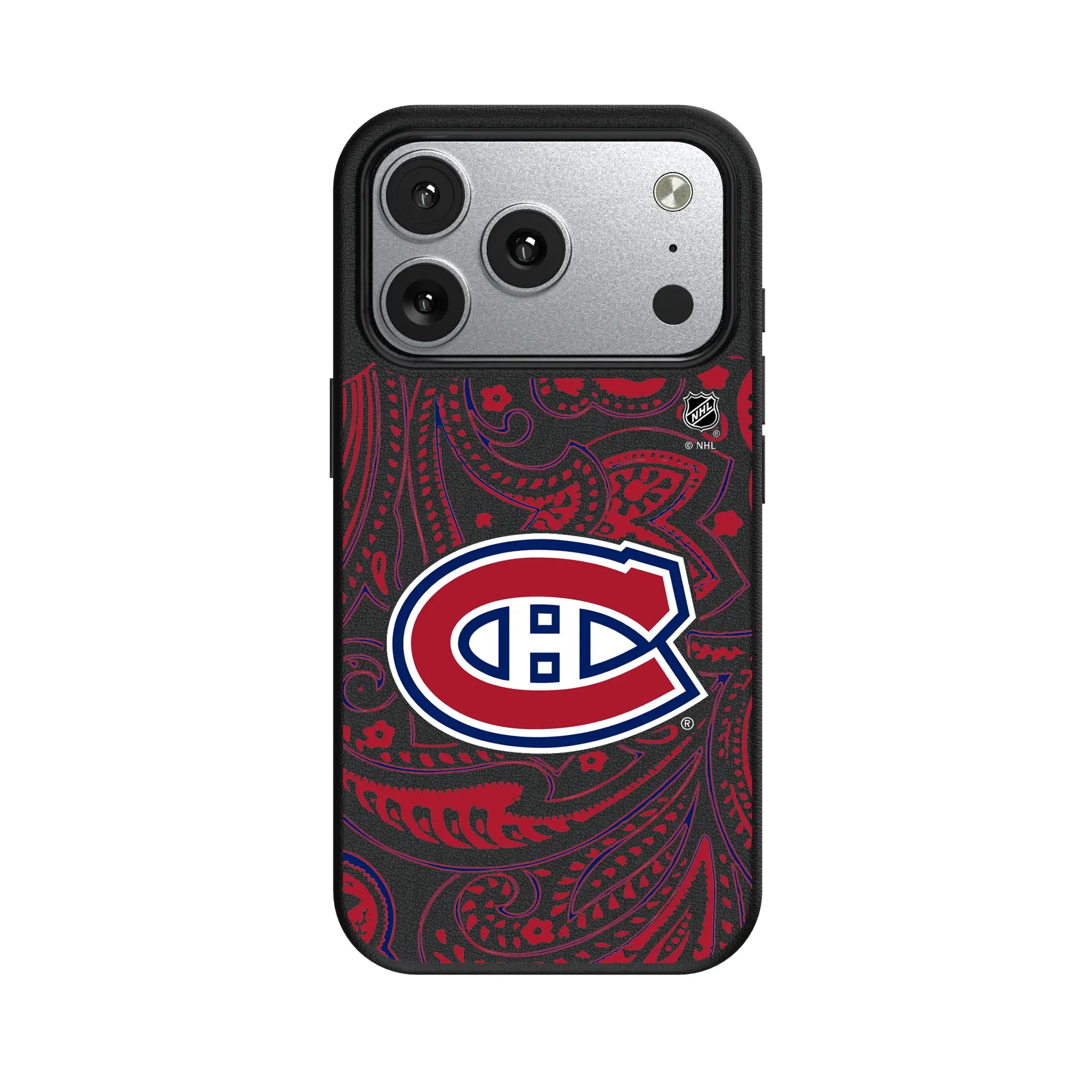Montreal Canadiens Paisley iPhone MagSafe Compatible Phone Case for Apple iPhone#Device_iPhone 17 Pro