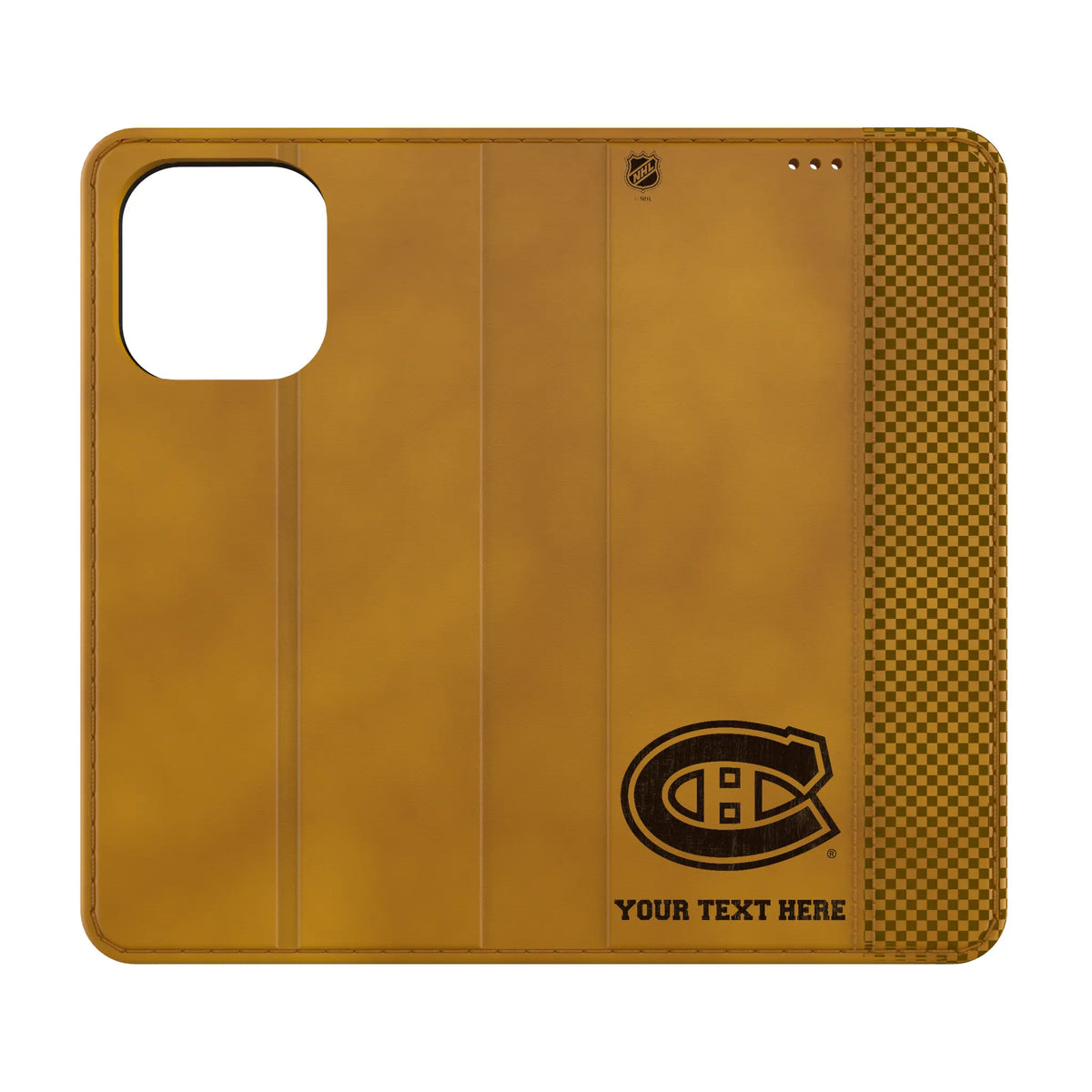 Montreal Canadiens Personalized Burn iPhone Folio Phone Case for Apple iPhone