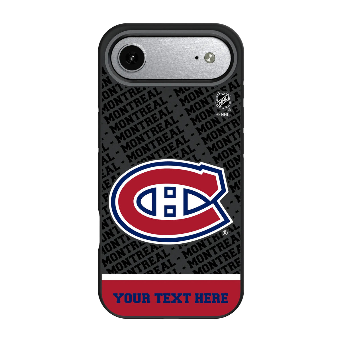 Montreal Canadiens Personalized EndZone Plus iPhone Bump Phone Case for Apple iPhone#Device_iPhone Air