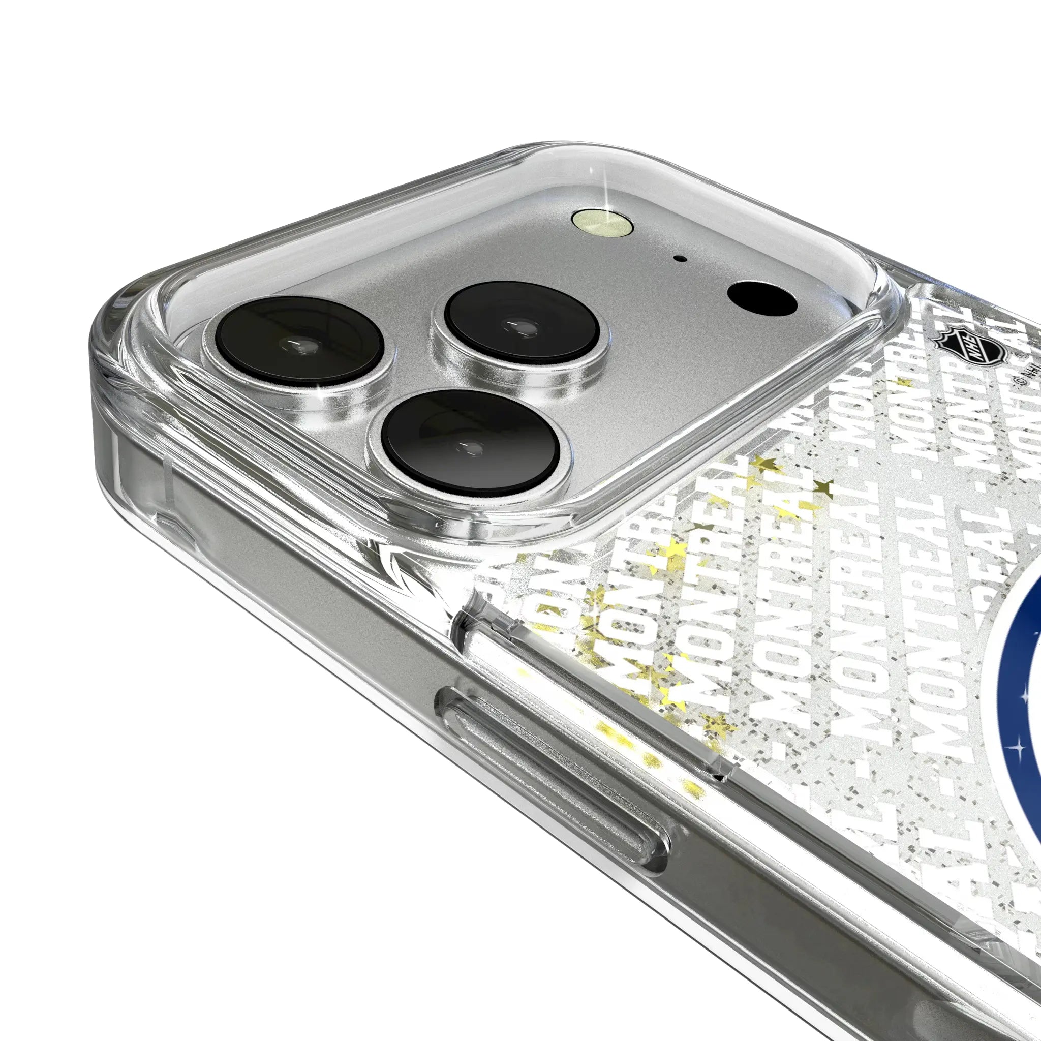 Montreal Canadiens Personalized EndZone Plus iPhone Glitter Phone Case for Apple iPhone - Detail