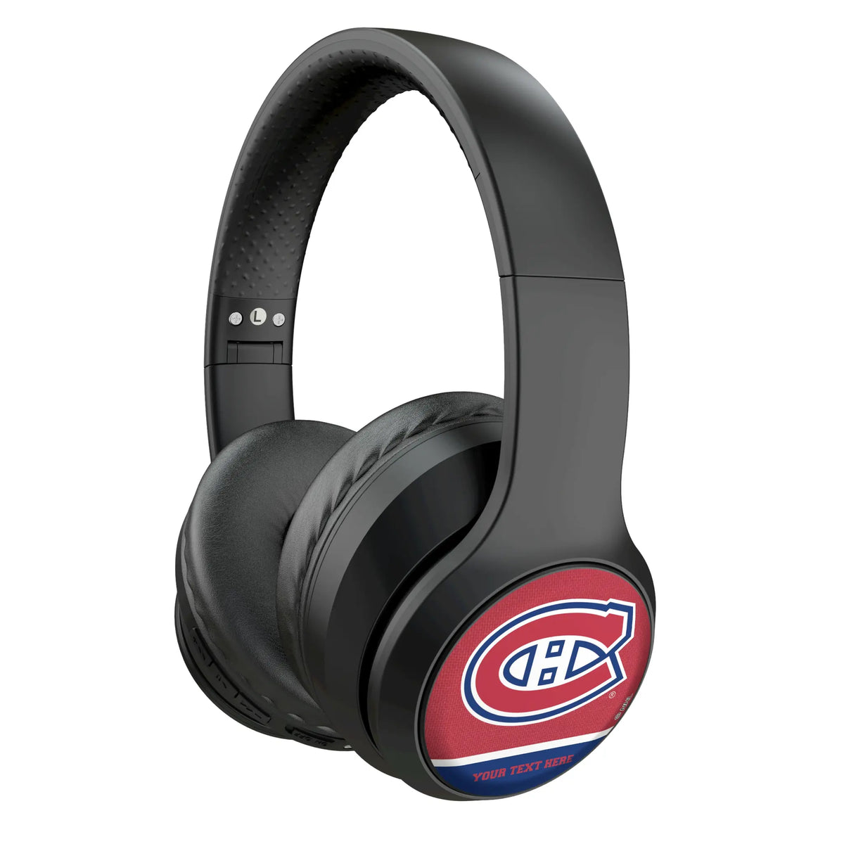 Montreal Canadiens Personalized Endzone Solid Wireless Over-Ear Headphones With Case