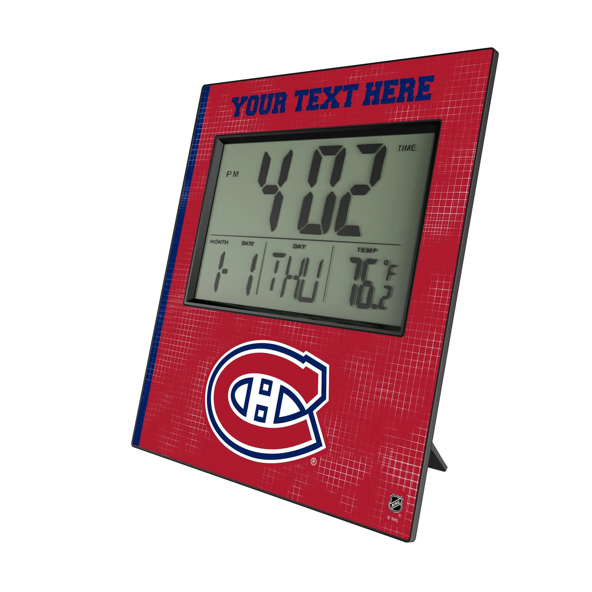 Montreal Canadiens Personalized Hatch Wall Clock