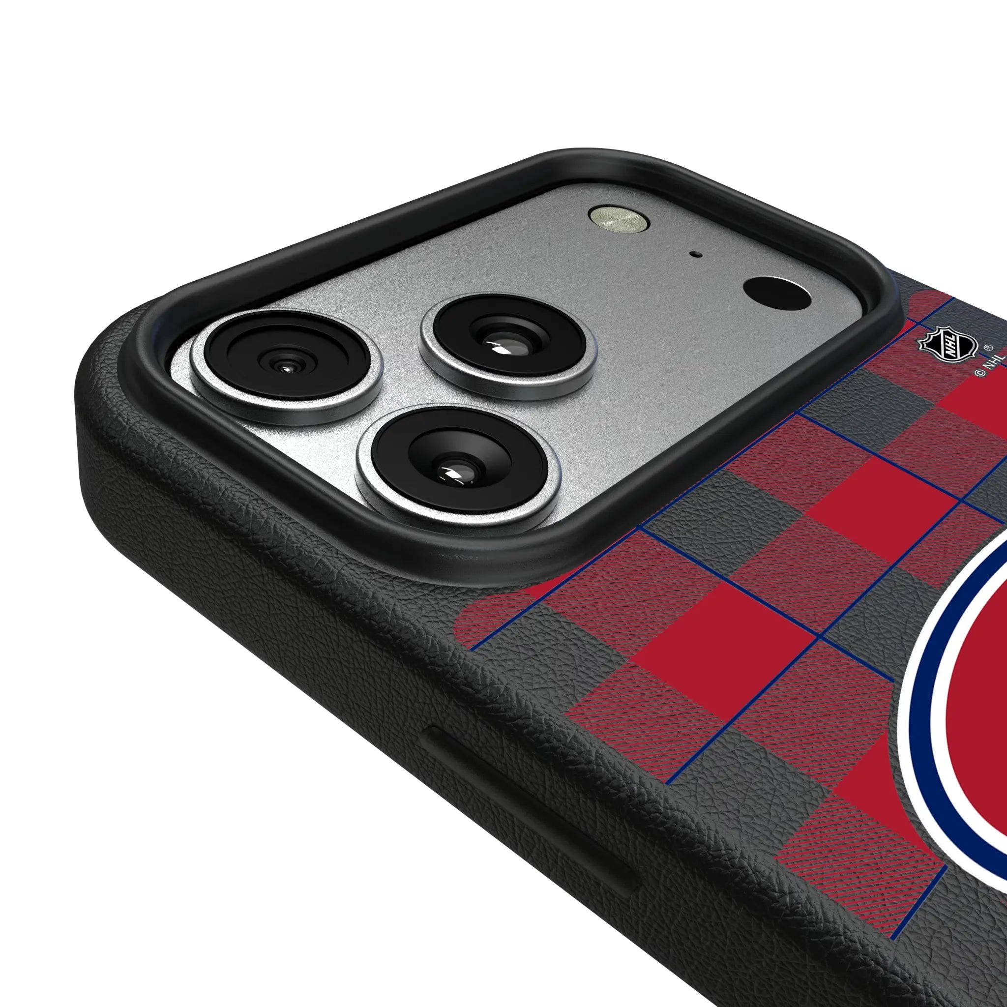 Montreal Canadiens Plaid iPhone MagSafe Compatible Phone Case for Apple iPhone - Detail#Device_iPhone 17 Pro Max