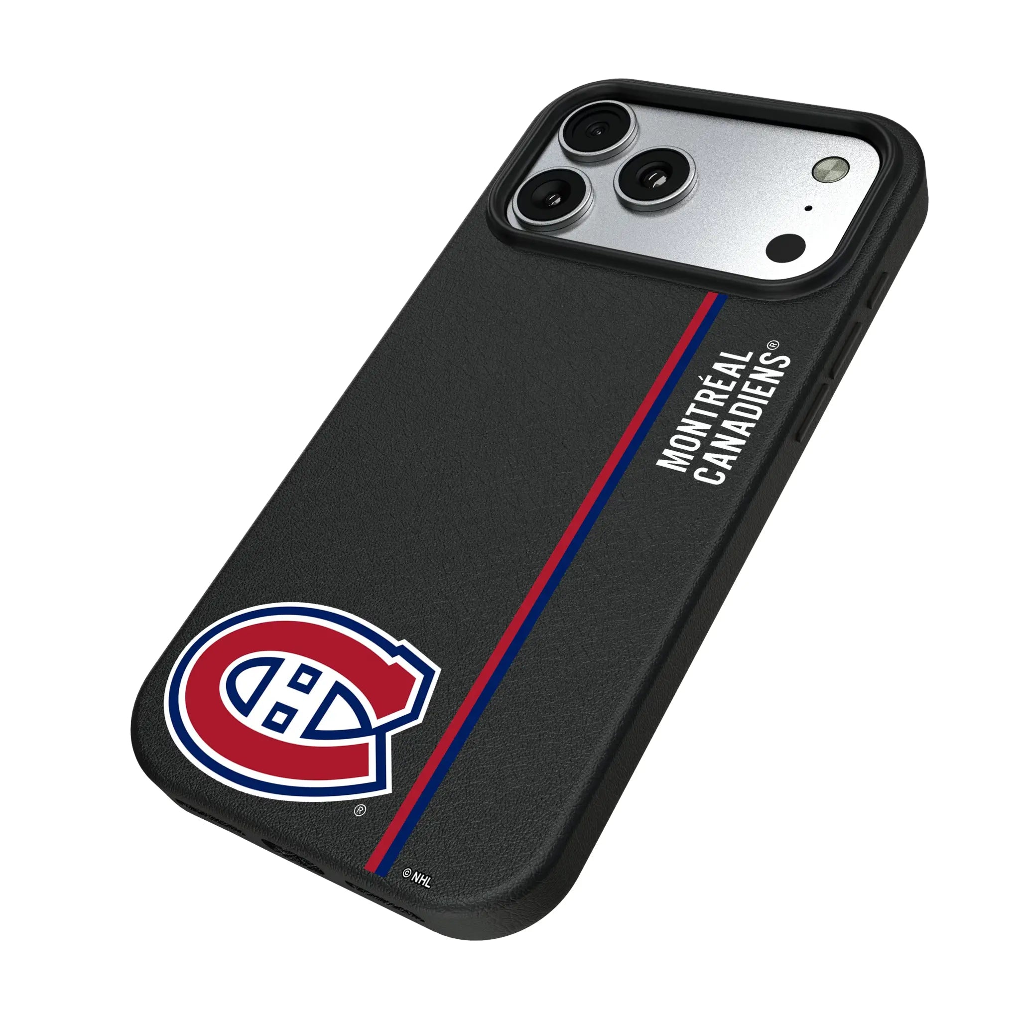 Montreal Canadiens Sidebar iPhone MagSafe Compatible Phone Case for Apple iPhone - Isometric View#Device_iPhone 17 Pro Max