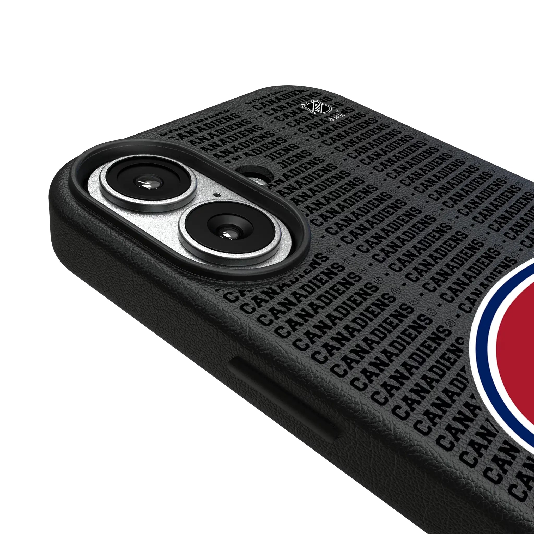 Montreal Canadiens Text Backdrop iPhone MagSafe Compatible Phone Case for Apple iPhone - Detail#Device_iPhone 17