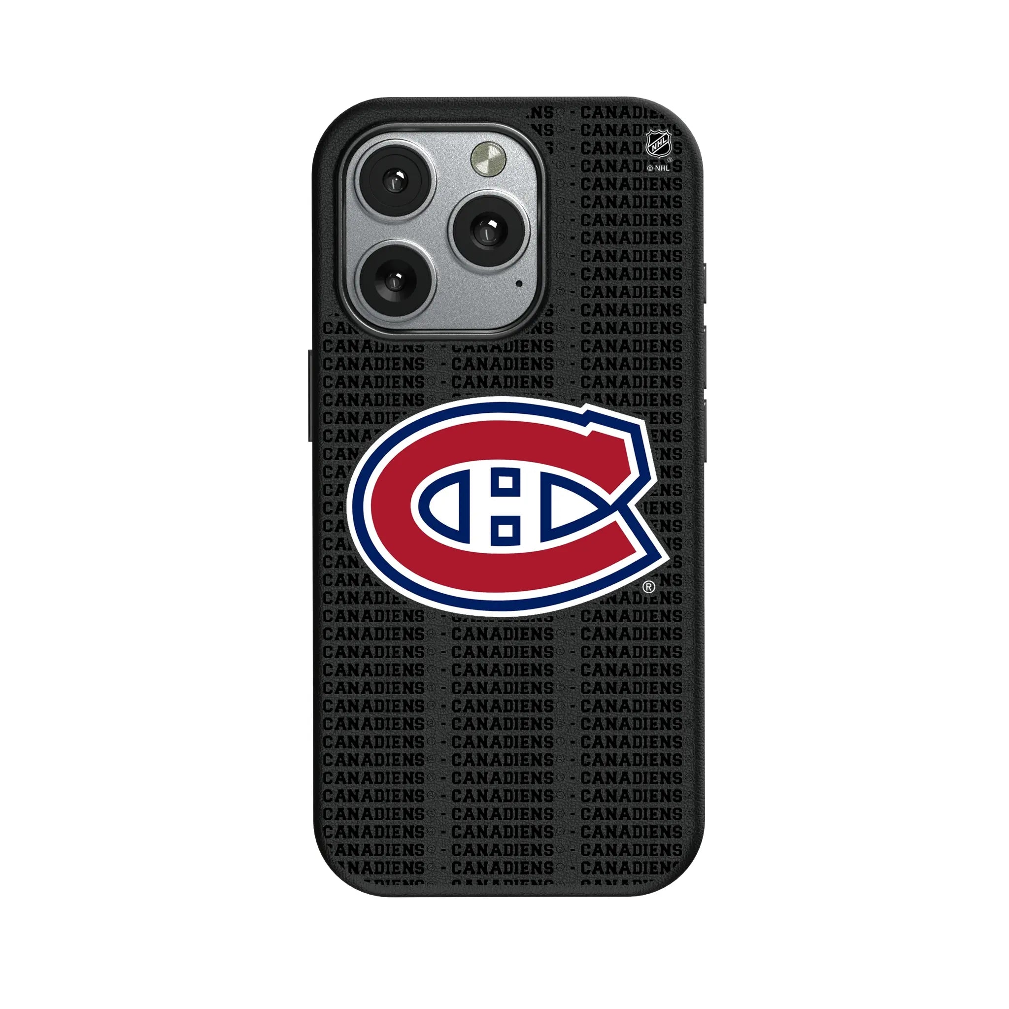 Montreal Canadiens Text Backdrop iPhone MagSafe Compatible Phone Case for Apple iPhone