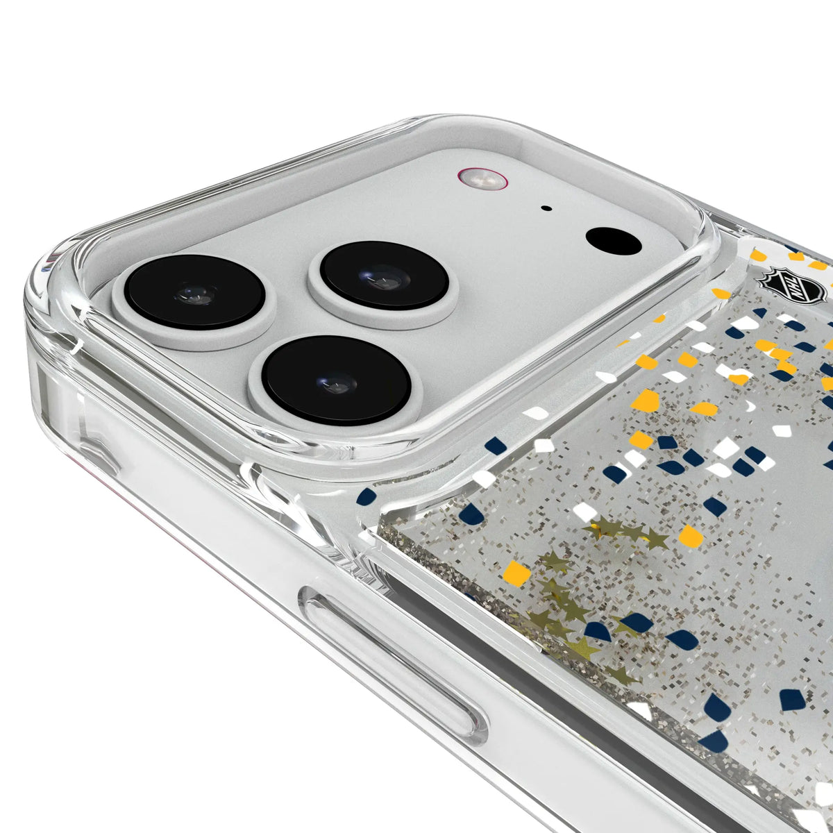 Nashville Predators Confetti iPhone Glitter Phone Case for Apple iPhone - Detail#Device_iPhone 18 Pro Max