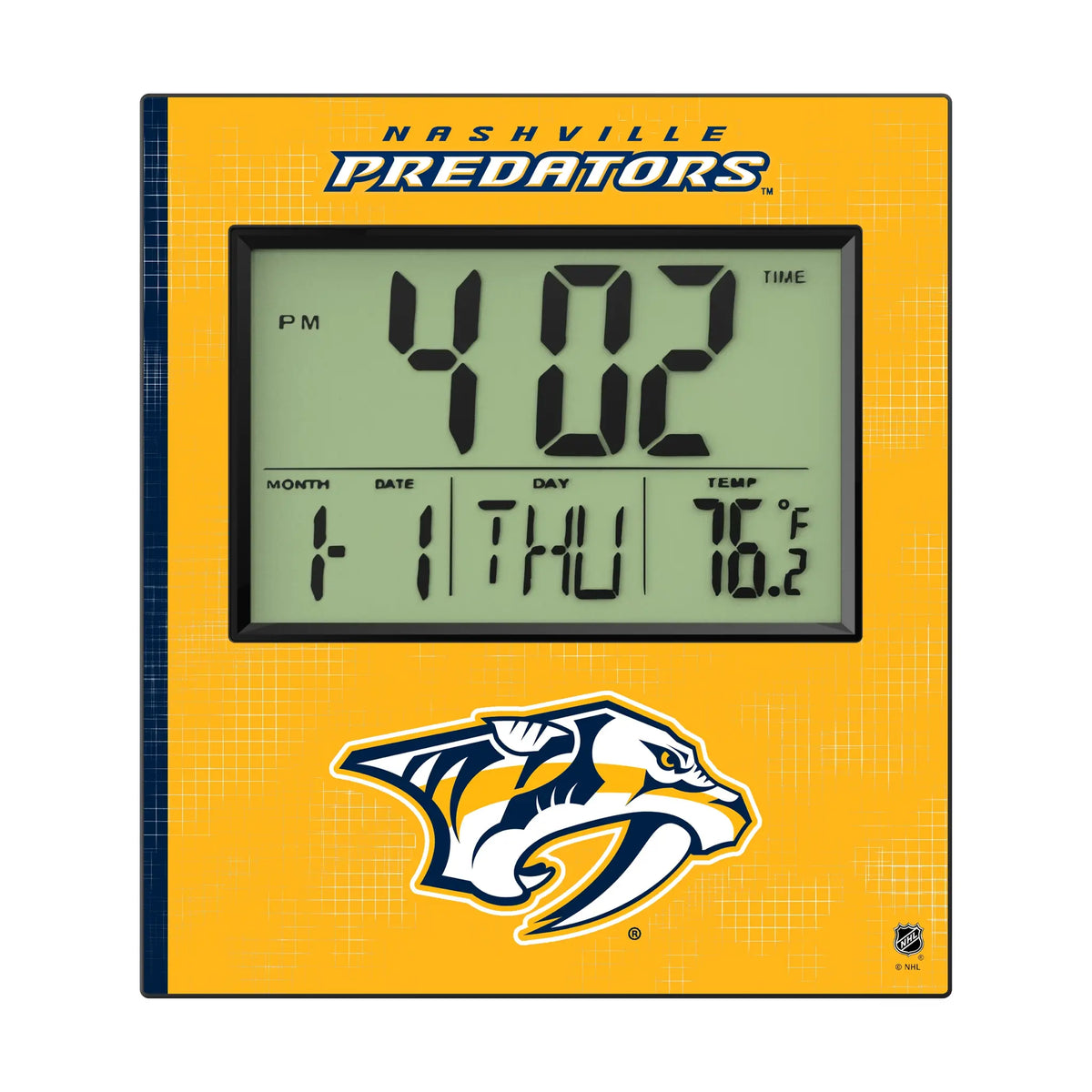 Nashville Predators Hatch Wall Clock