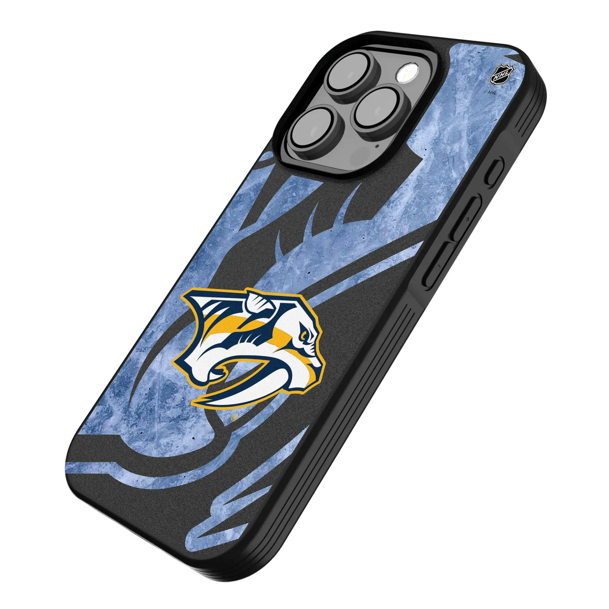 Nashville Predators Ice Tilt iPhone Bump Phone Case for Apple iPhone - Isometric View