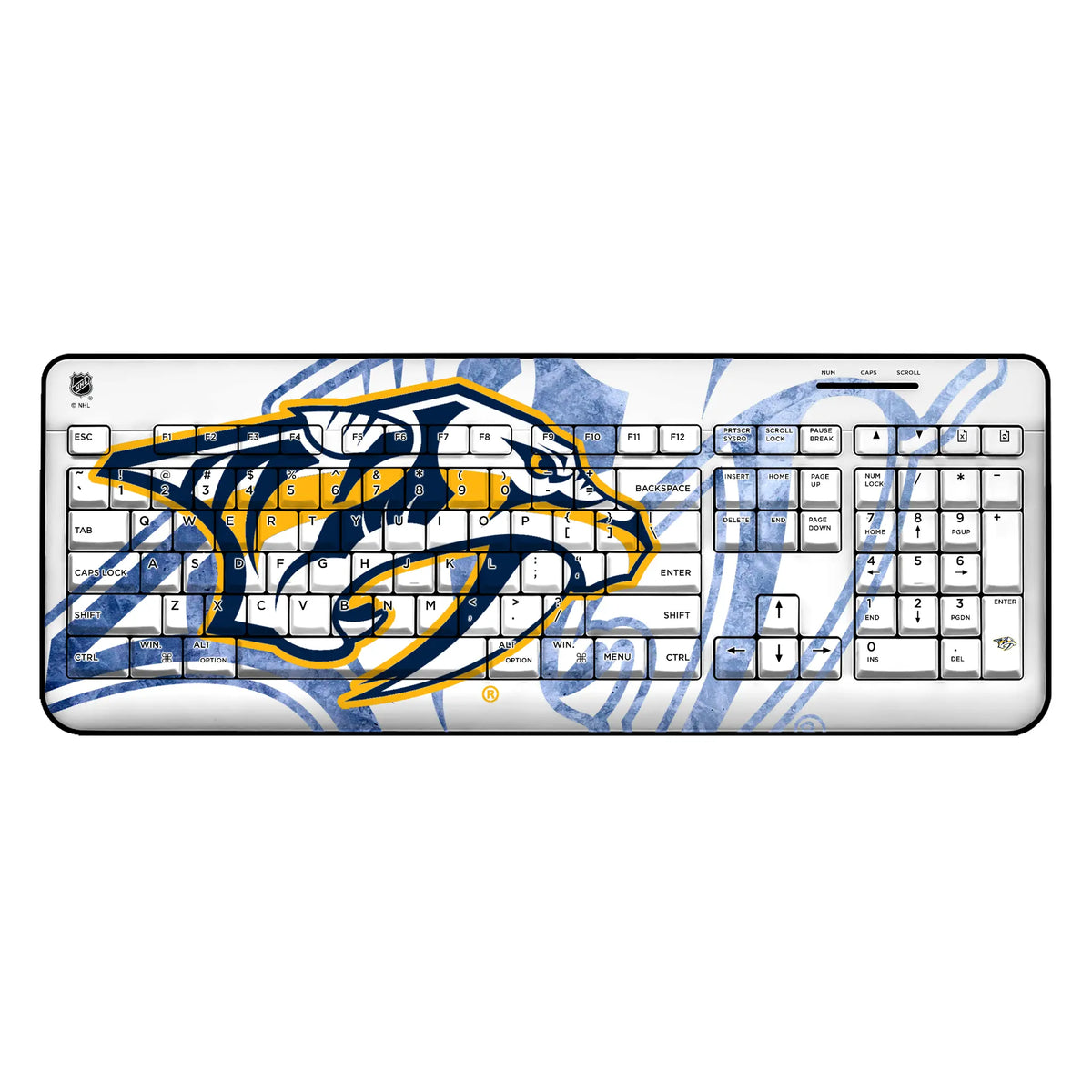Nashville Predators Ice Tilt Wireless USB Keyboard