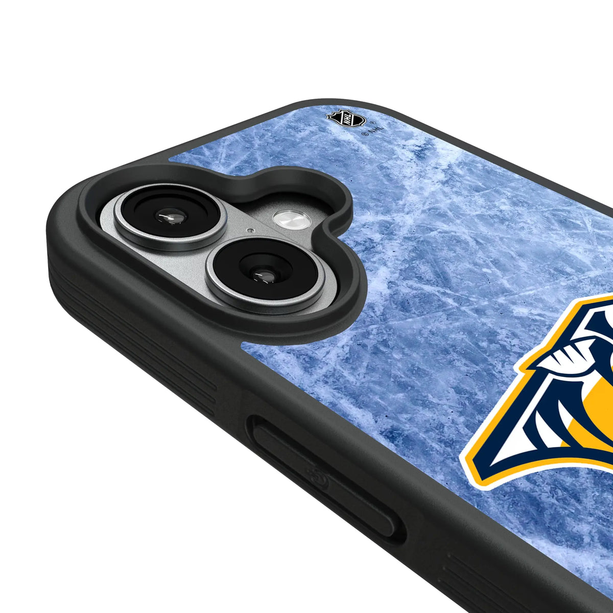 Nashville Predators Ice Wordmark iPhone Bump Phone Case for Apple iPhone - Detail#Device_iPhone 17