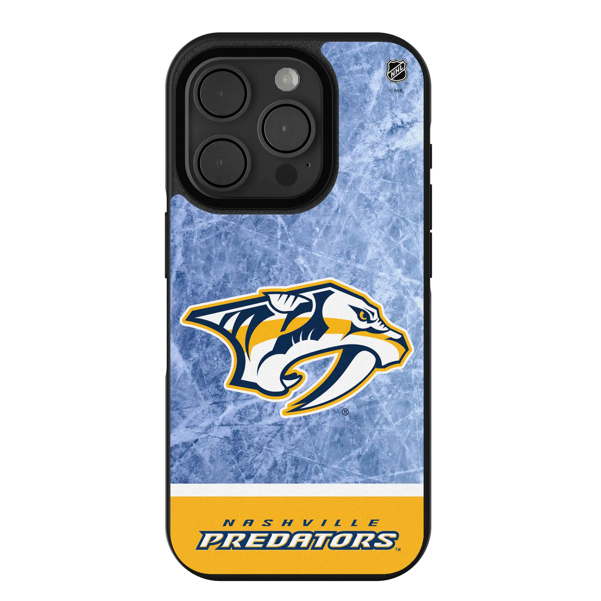 Nashville Predators Ice Wordmark iPhone Bump Phone Case for Apple iPhone