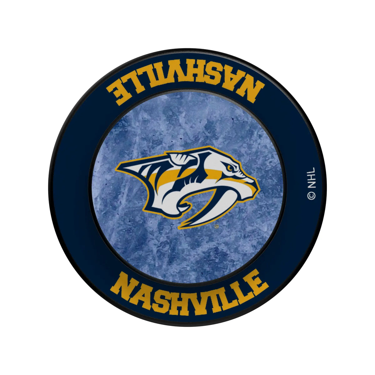 Nashville Predators Ice Wordmark Popsockets Round Magnetic