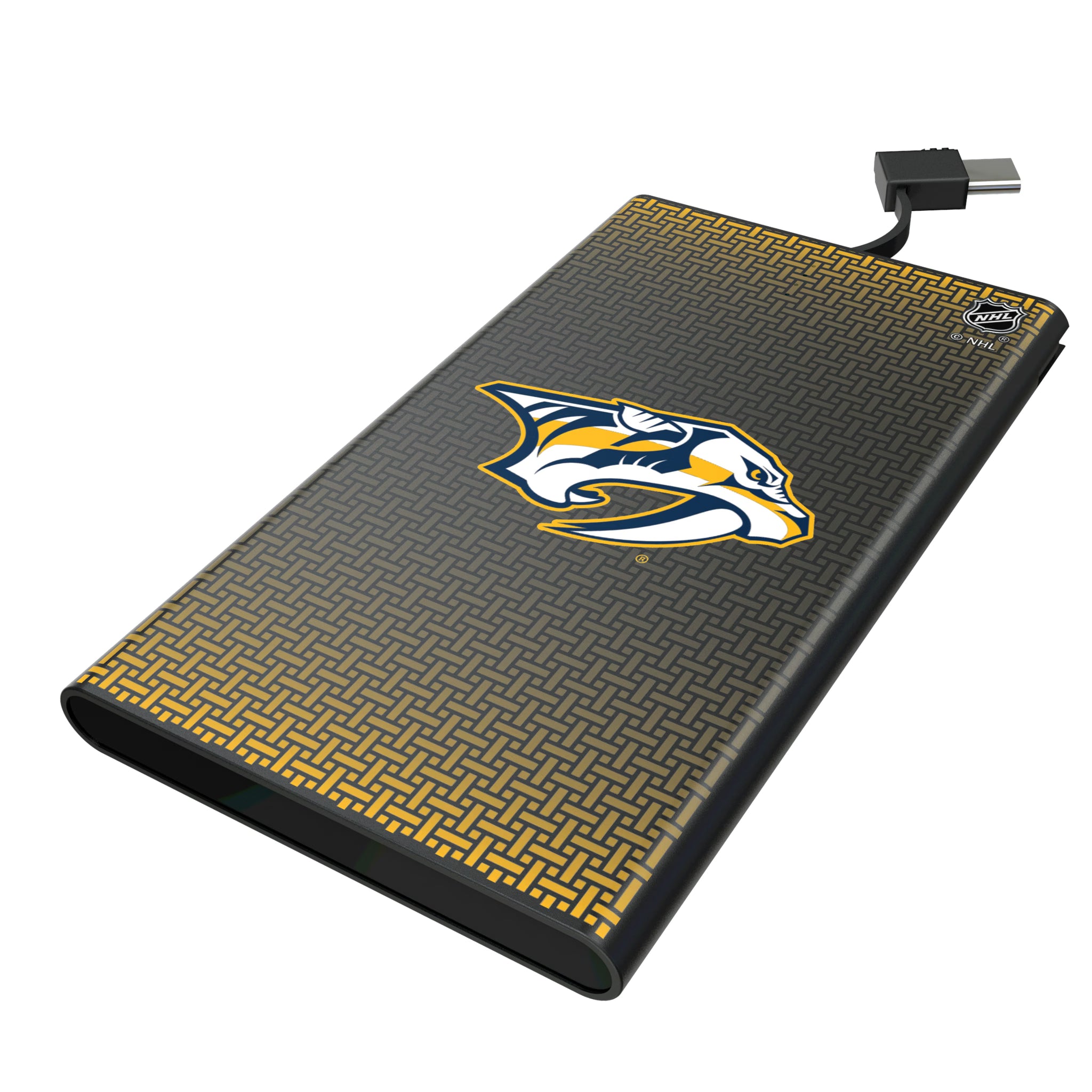 Nashville Predators Linen 5000mAh Flat Powerbank