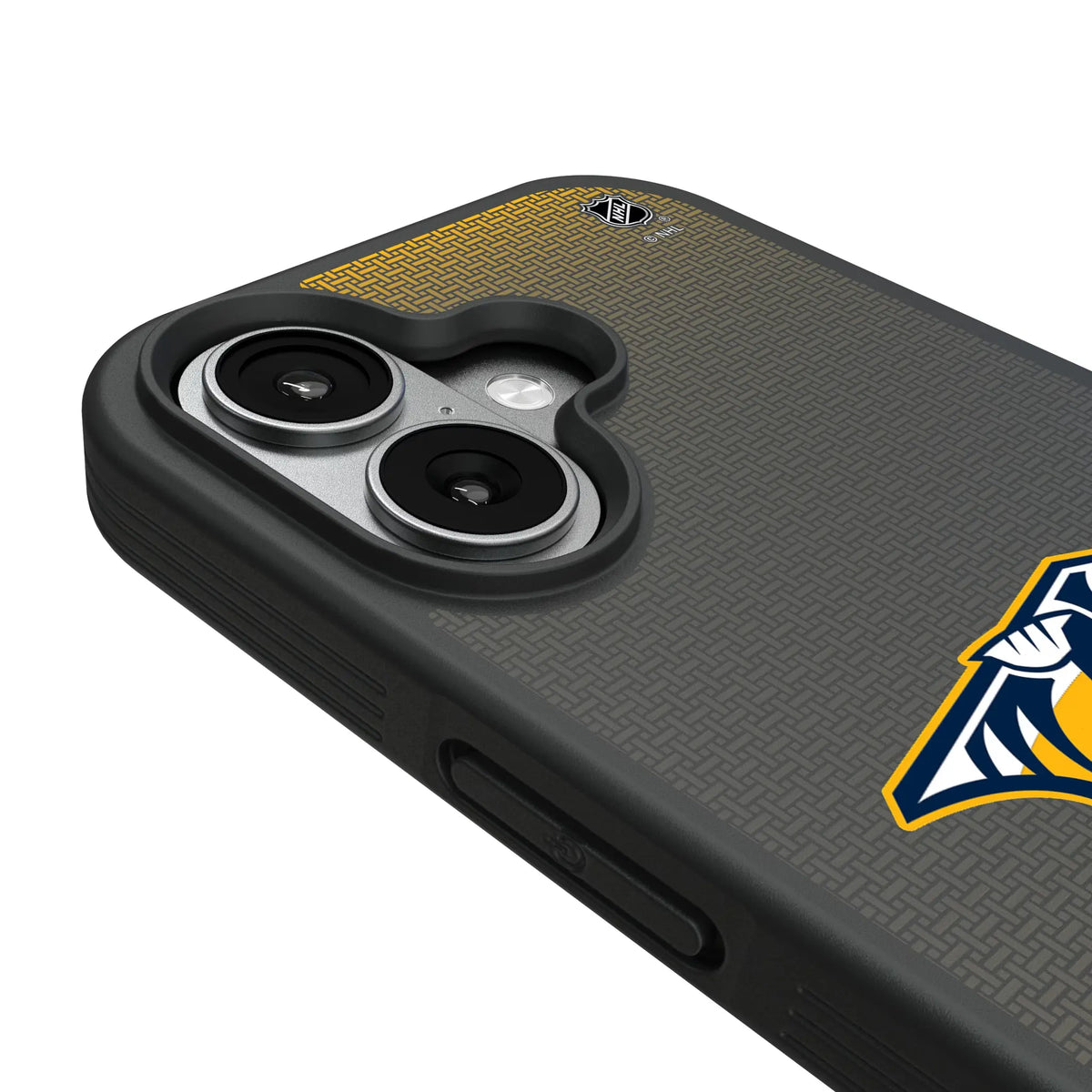 Nashville Predators Linen iPhone Bump Phone Case for Apple iPhone - Detail#Device_iPhone 17