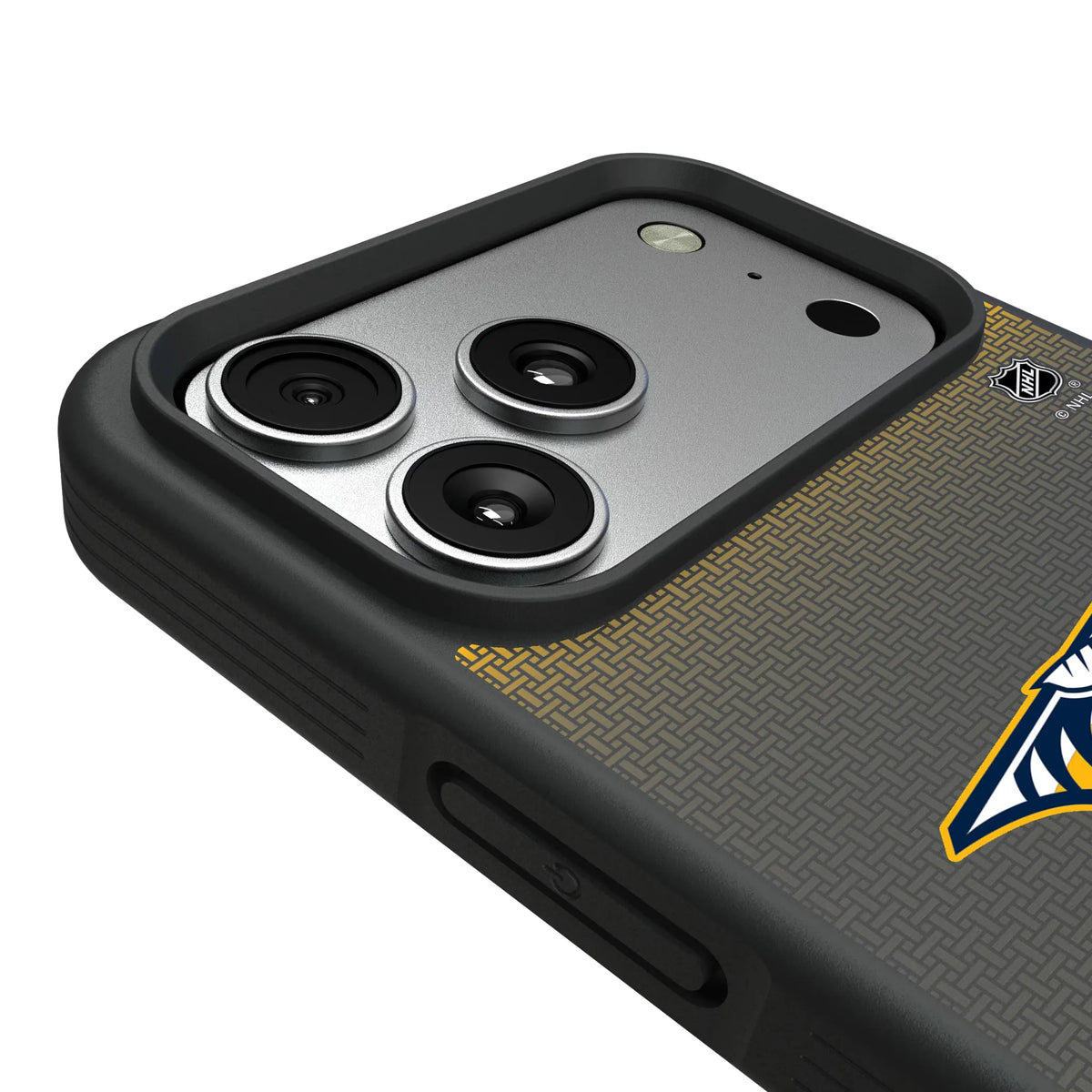 Nashville Predators Linen iPhone Bump Phone Case for Apple iPhone - Detail#Device_iPhone 17 Pro Max