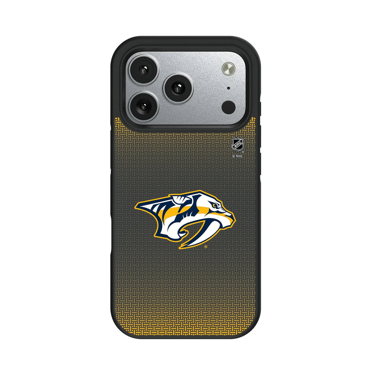 Nashville Predators Linen iPhone Bump Phone Case for Apple iPhone#Device_iPhone 17 Pro