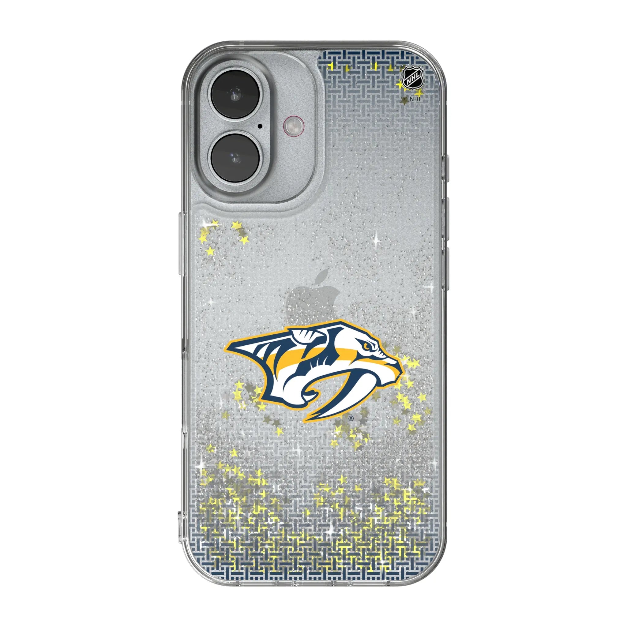 Nashville Predators Linen iPhone Glitter Phone Case for Apple iPhone