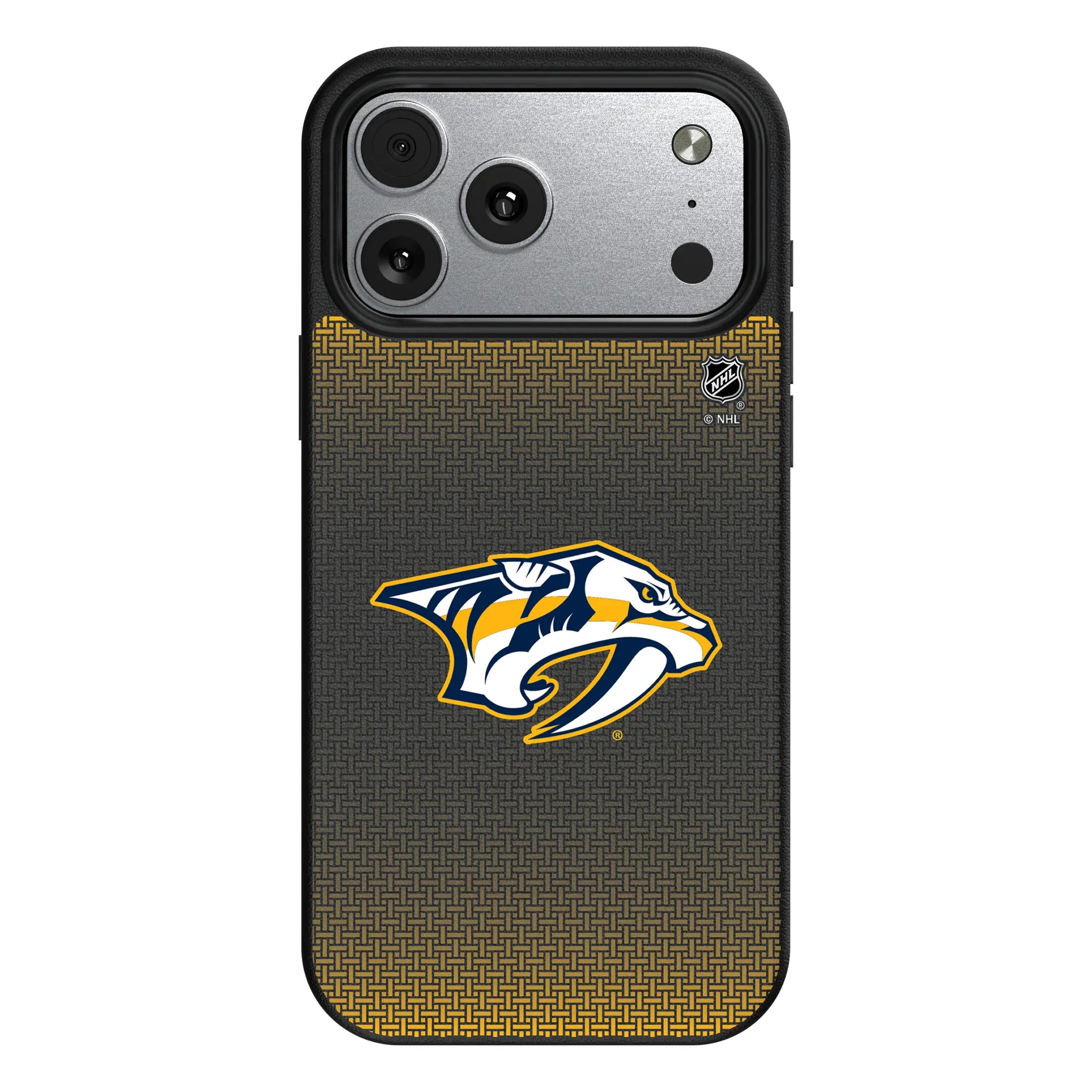 Nashville Predators Linen iPhone MagSafe Compatible Phone Case for Apple iPhone#Device_iPhone 17 Pro Max