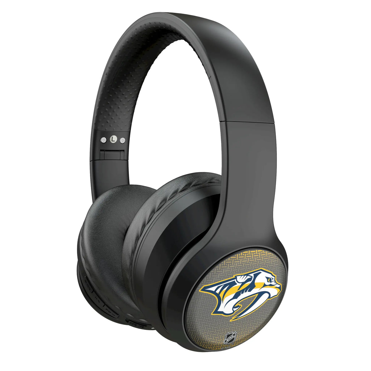 Nashville Predators Linen Wireless Over-Ear Headphones With Case