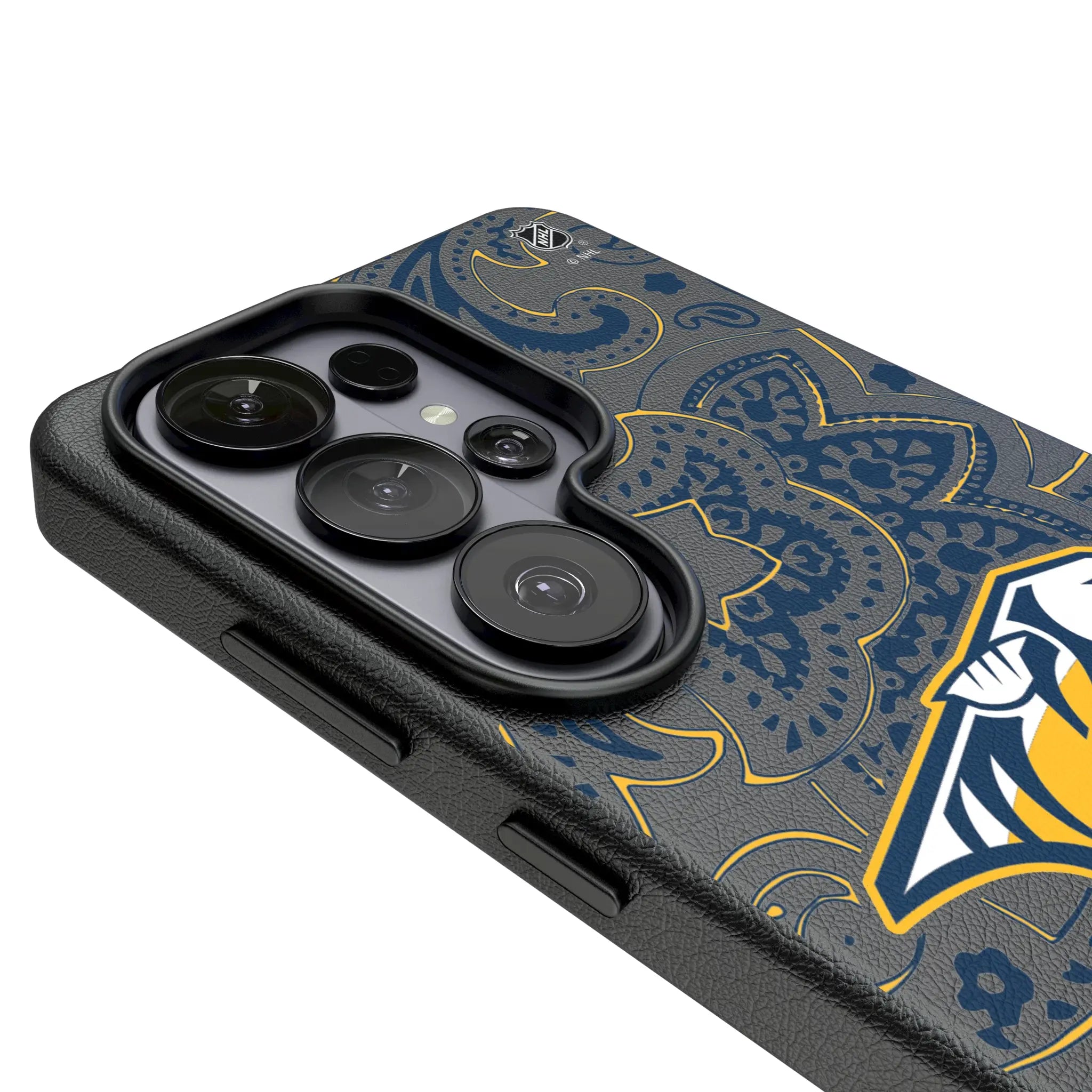 Nashville Predators Paisley Galaxy MagSafe Compatible Phone Case for Samsung Galaxy - Detail#Device_Galaxy S26 Ultra