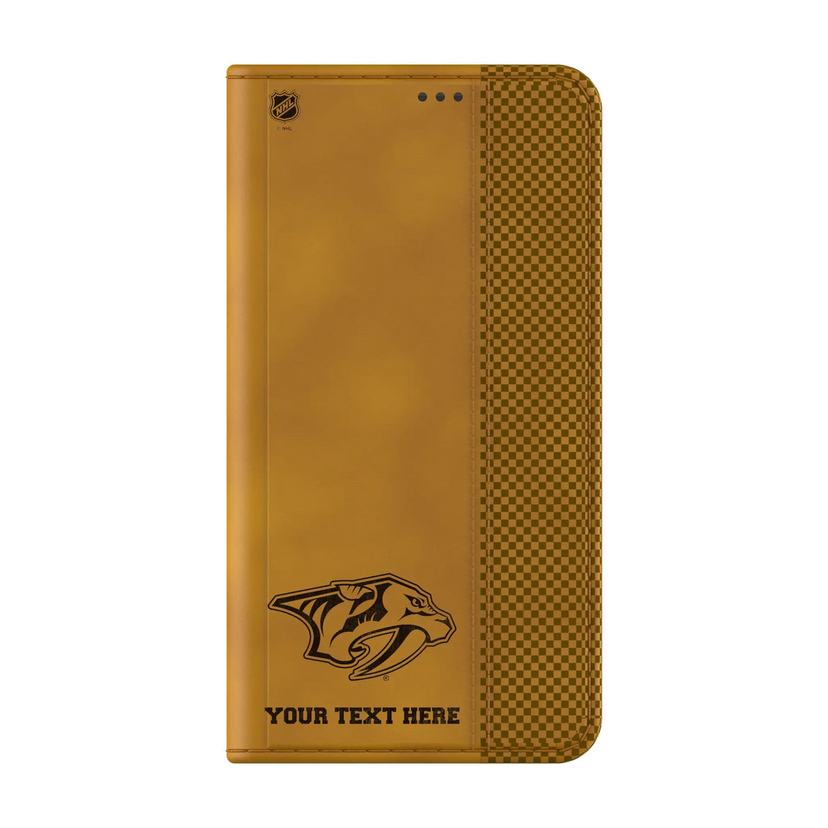 Nashville Predators Personalized Burn Galaxy Folio Phone Case for Samsung Galaxy
