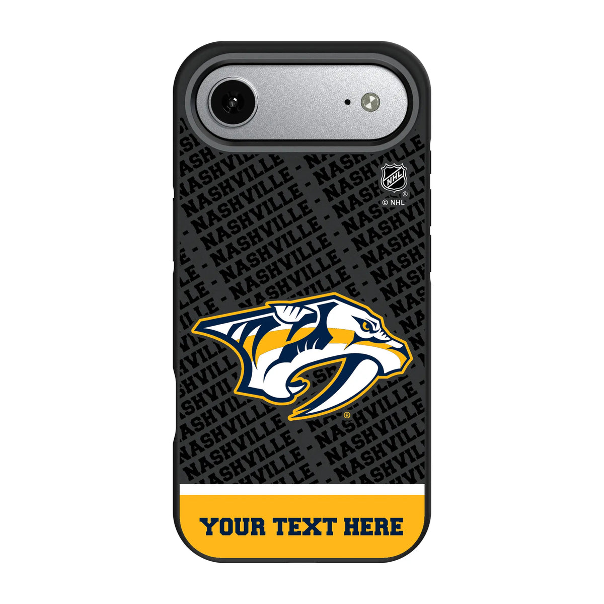 Nashville Predators Personalized EndZone Plus iPhone Bump Phone Case for Apple iPhone#Device_iPhone Air
