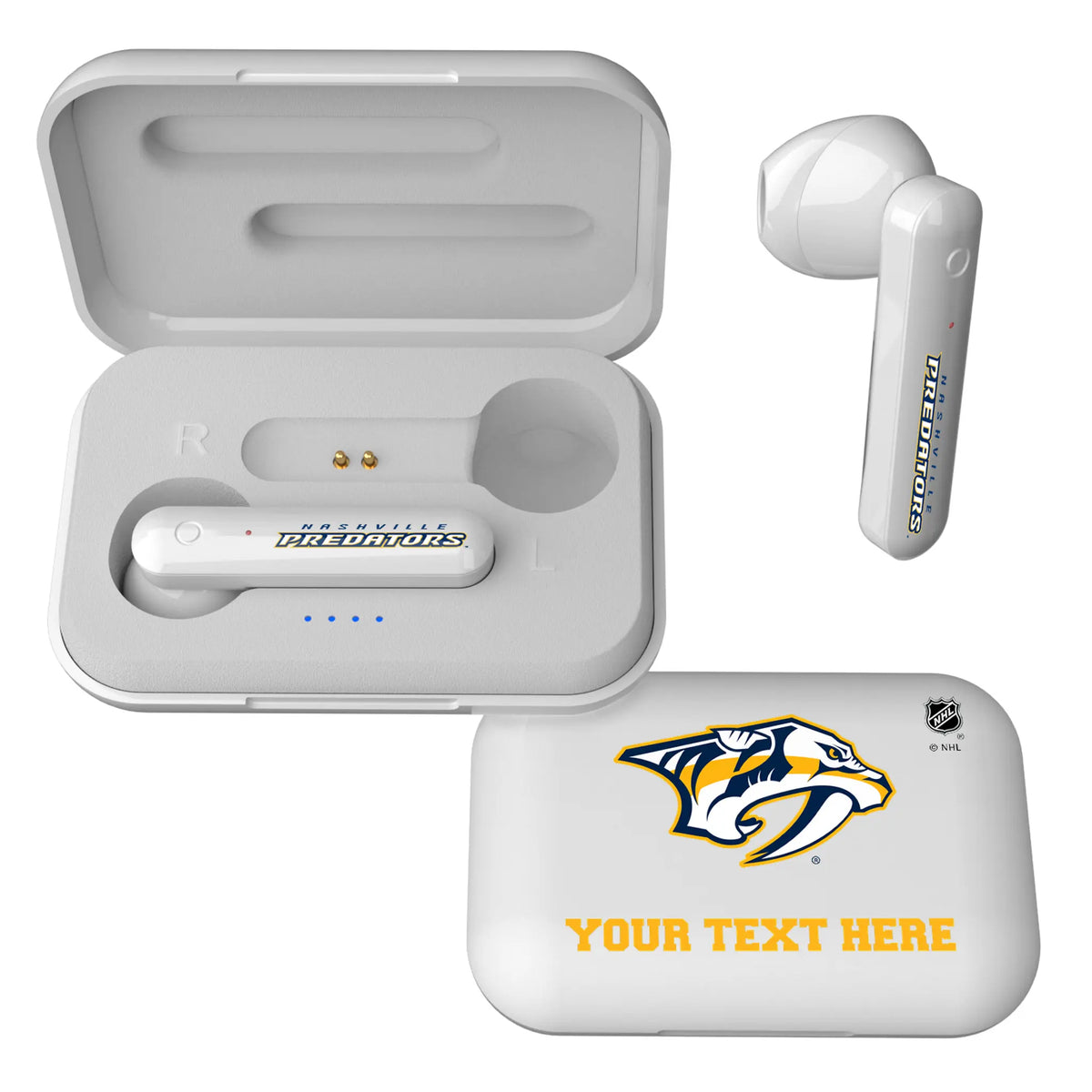 Nashville Predators Personalized Insignia Wireless TWS Earbuds