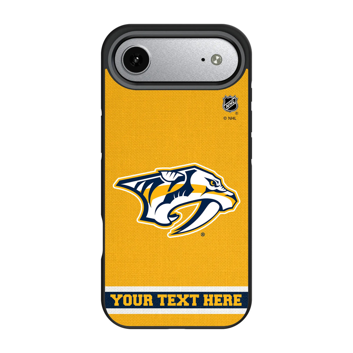 Nashville Predators Personalized Stripe iPhone Bump Phone Case for Apple iPhone#Device_iPhone Air