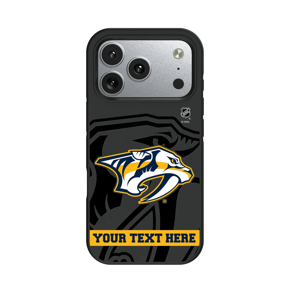 Nashville Predators Personalized Tilt iPhone Bump Phone Case for Apple iPhone#Device_iPhone 17 Pro