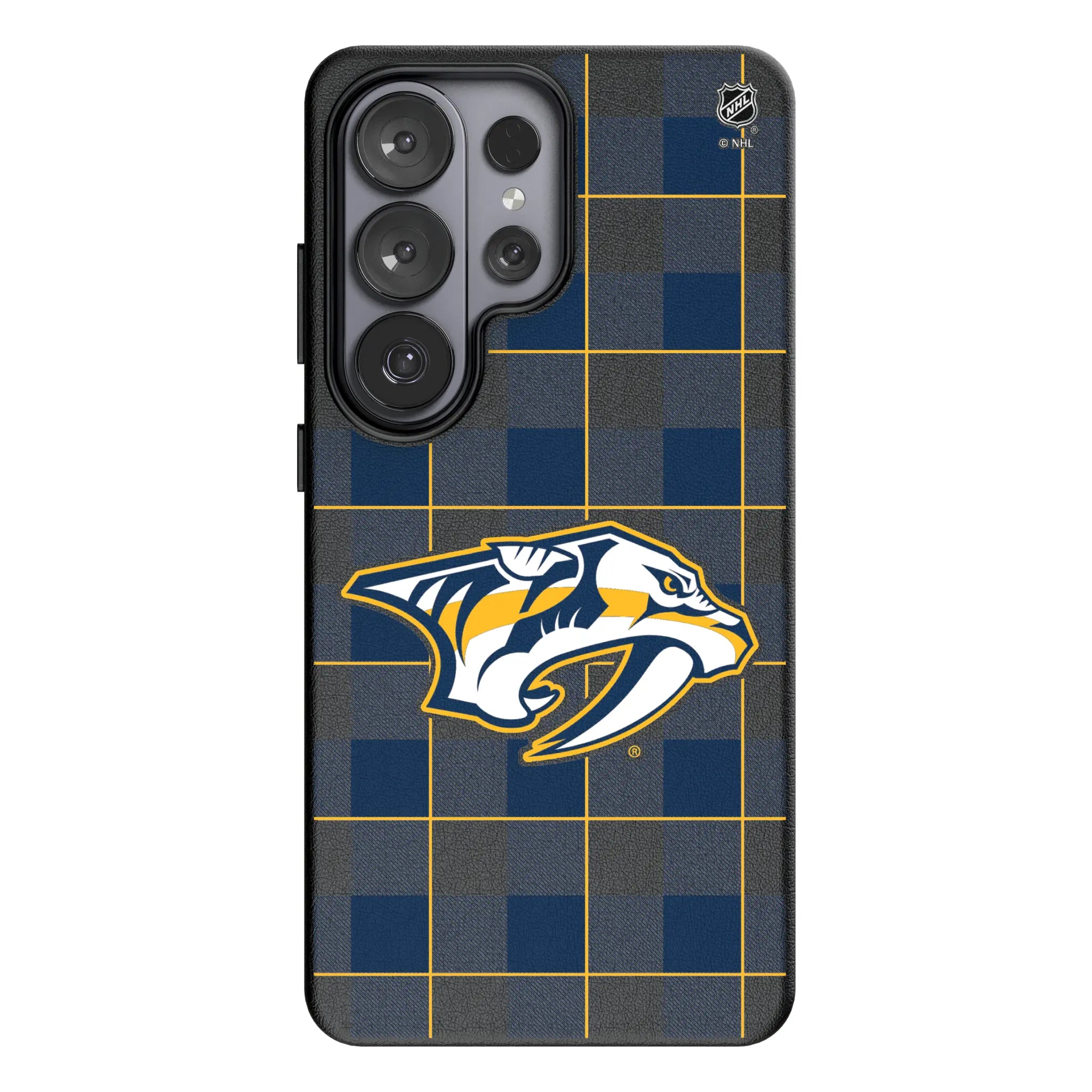 Nashville Predators Plaid Galaxy MagSafe Compatible Phone Case for Samsung Galaxy#Device_Galaxy S26 Ultra
