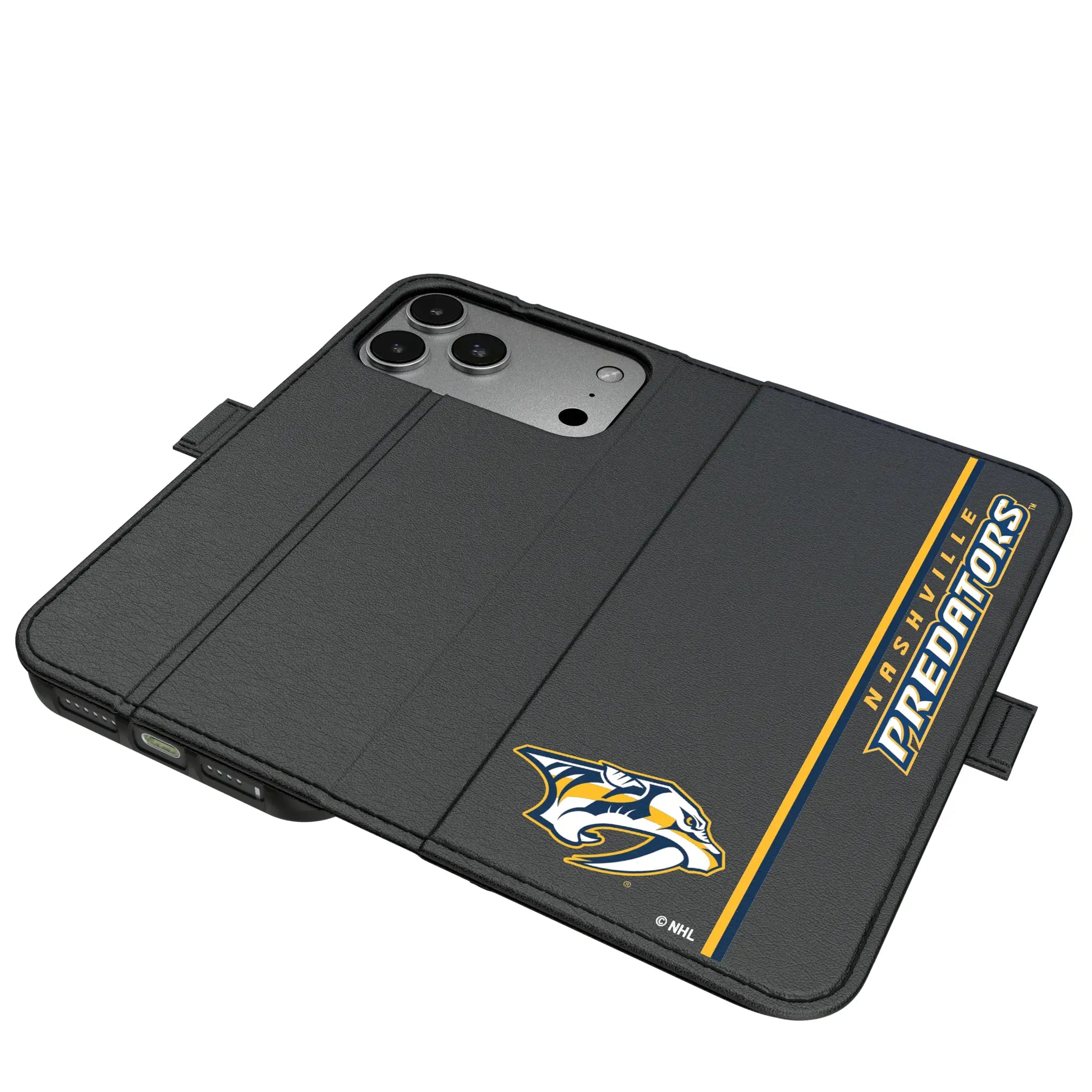 Nashville Predators Sidebar iPhone Folio Phone Case for Apple iPhone#Device_iPhone 17 Pro Max